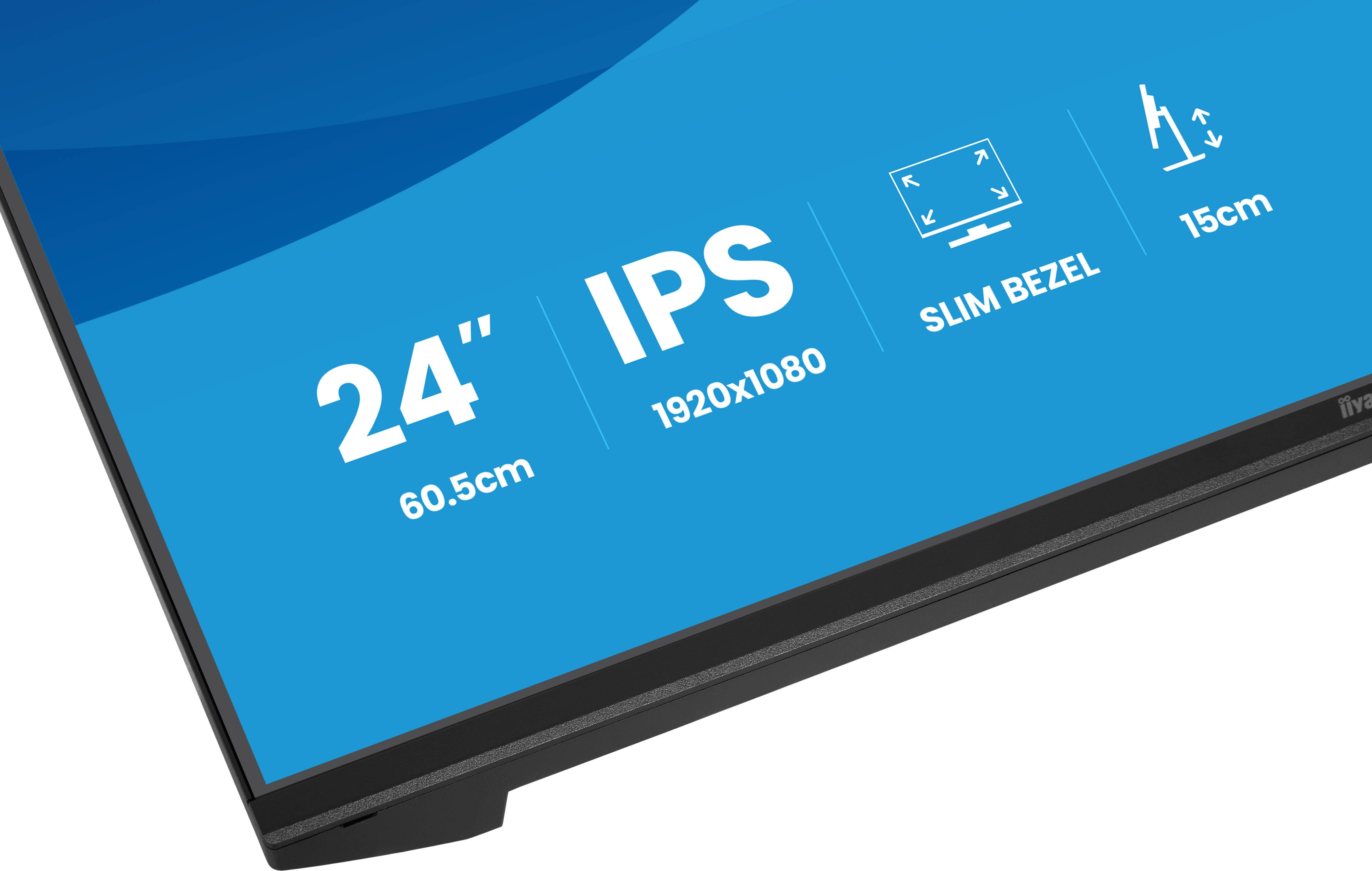 iiyama ProLite XB2491H-B1 computer monitor 60,5 cm (23.8") 1920 x 1080 Pixels Full HD LCD Zwart