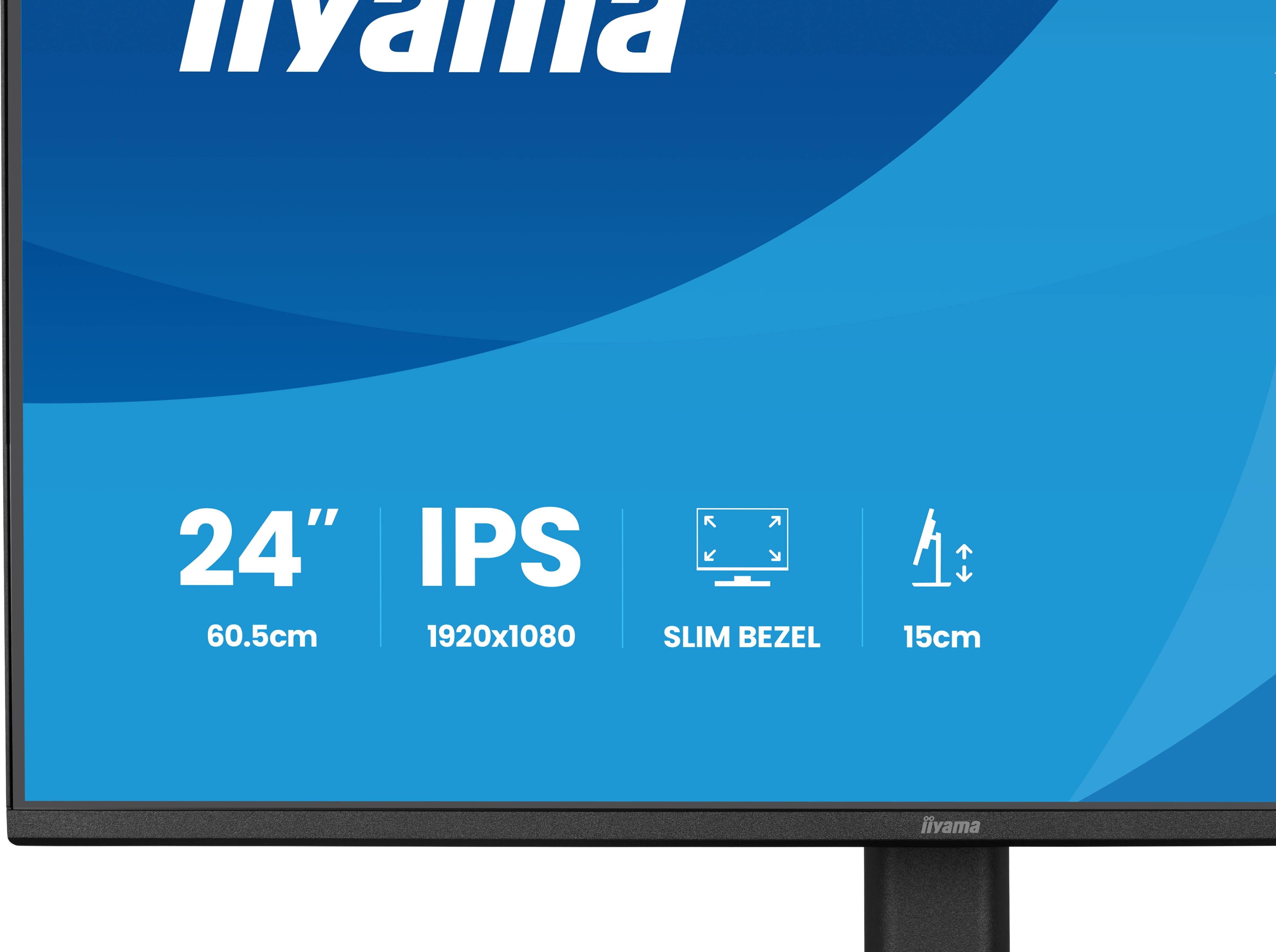 iiyama ProLite XB2491H-B1 computer monitor 60,5 cm (23.8") 1920 x 1080 Pixels Full HD LCD Zwart