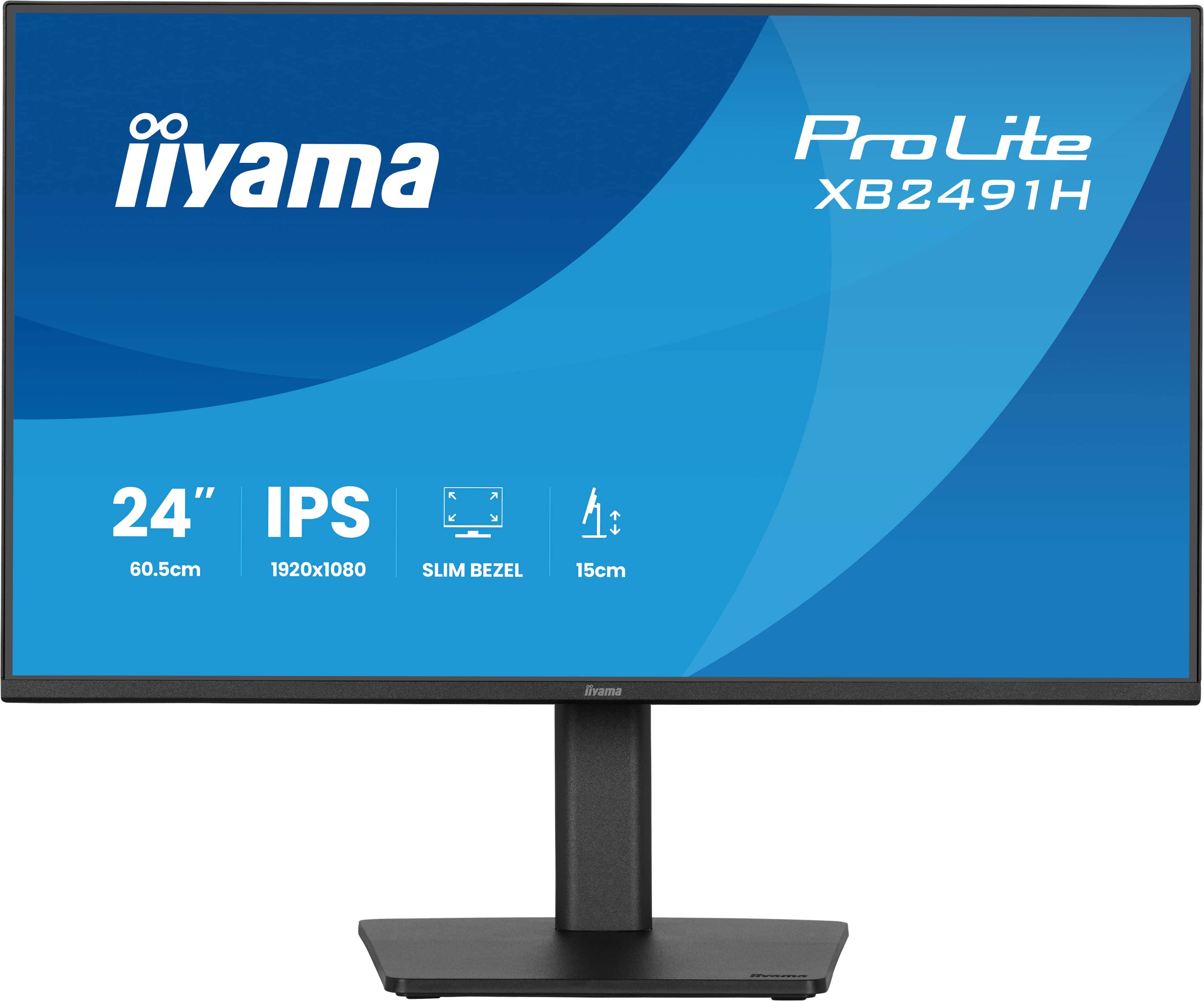 iiyama ProLite XB2491H-B1 computer monitor 60,5 cm (23.8") 1920 x 1080 Pixels Full HD LCD Zwart