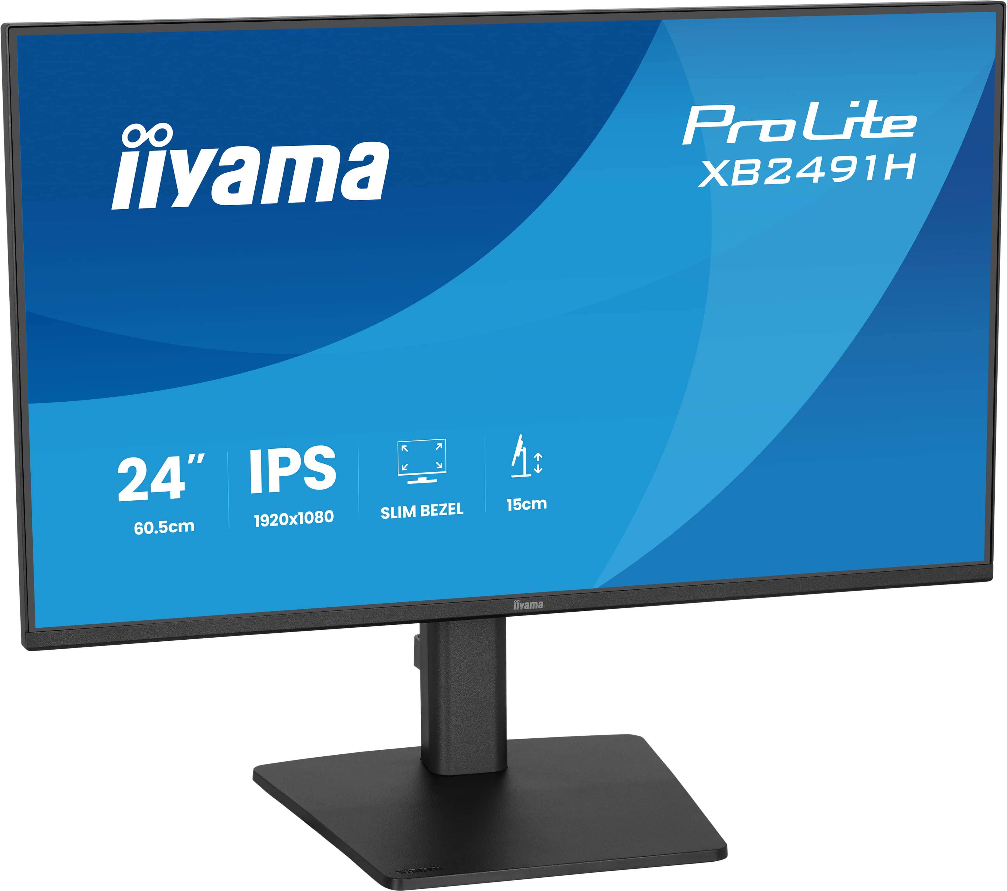 iiyama ProLite XB2491H-B1 computer monitor 60,5 cm (23.8") 1920 x 1080 Pixels Full HD LCD Zwart