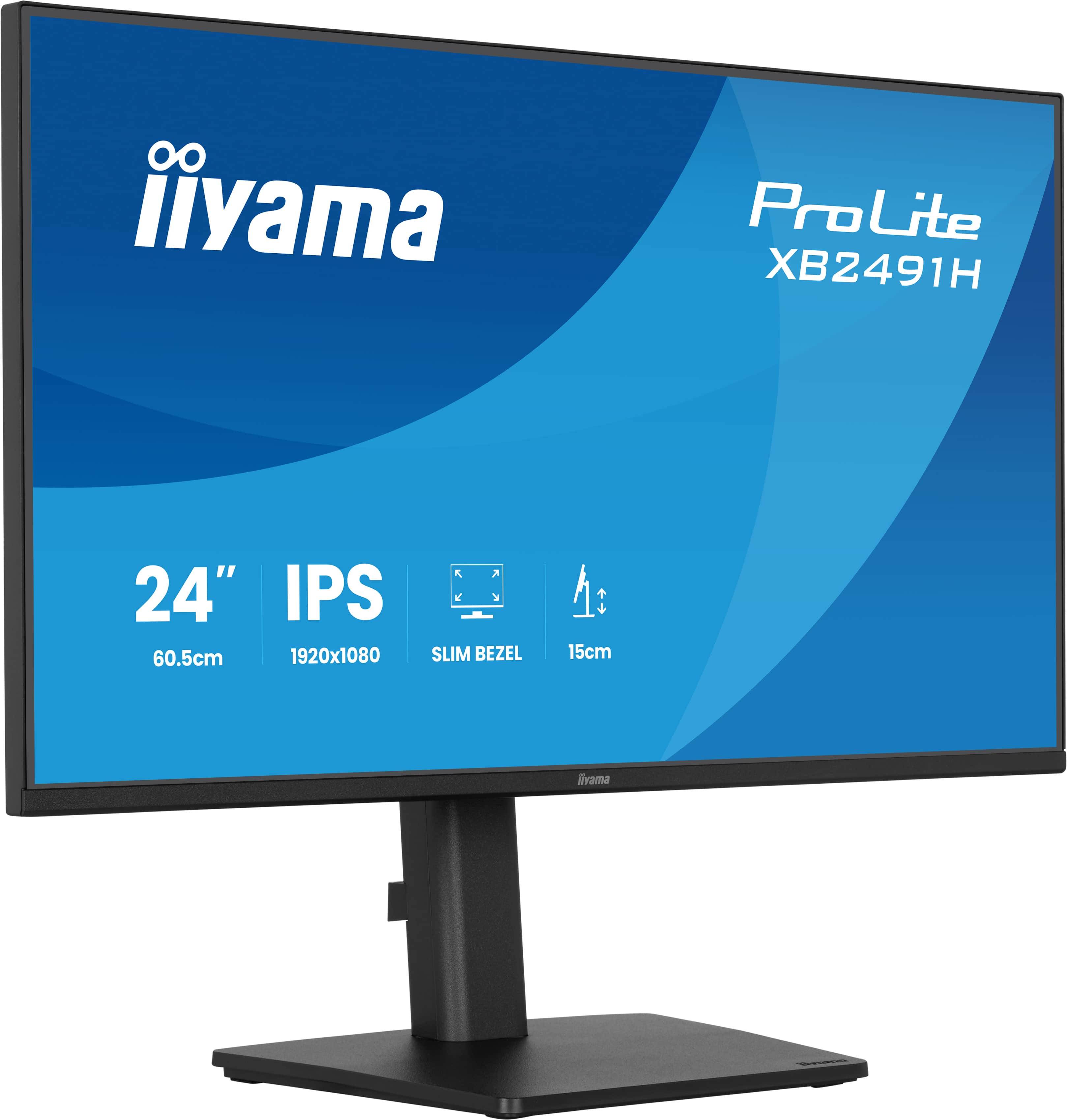 iiyama ProLite XB2491H-B1 computer monitor 60,5 cm (23.8") 1920 x 1080 Pixels Full HD LCD Zwart