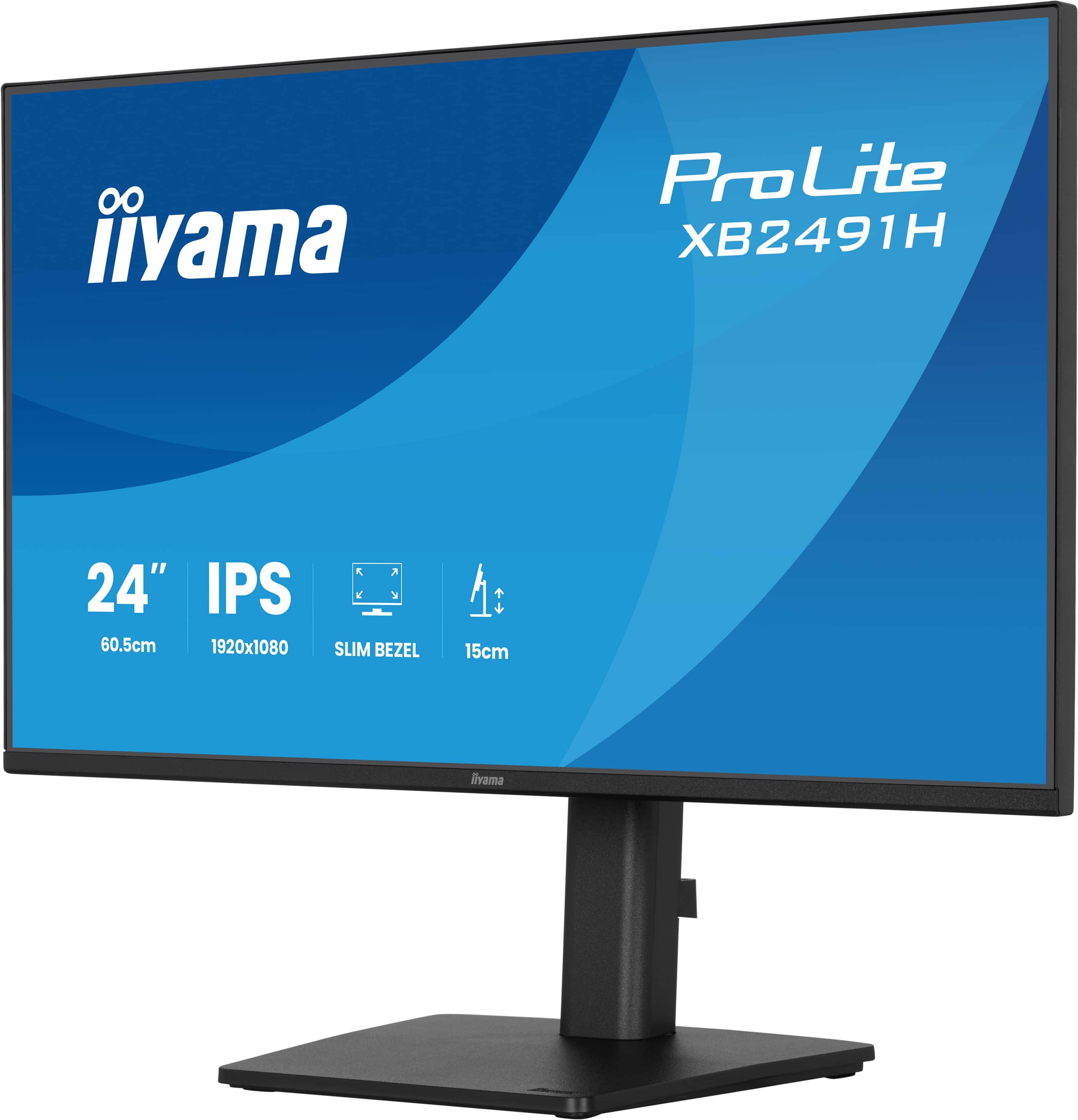 iiyama ProLite XB2491H-B1 computer monitor 60,5 cm (23.8") 1920 x 1080 Pixels Full HD LCD Zwart