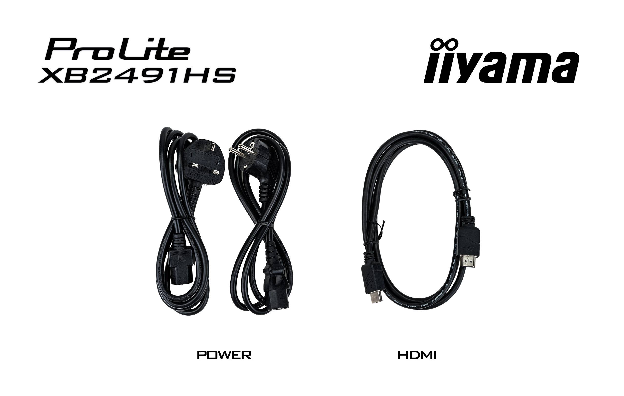 iiyama ProLite XB2491HS-B1 computer monitor 60,5 cm (23.8") 1920 x 1080 Pixels Full HD LCD Zwart