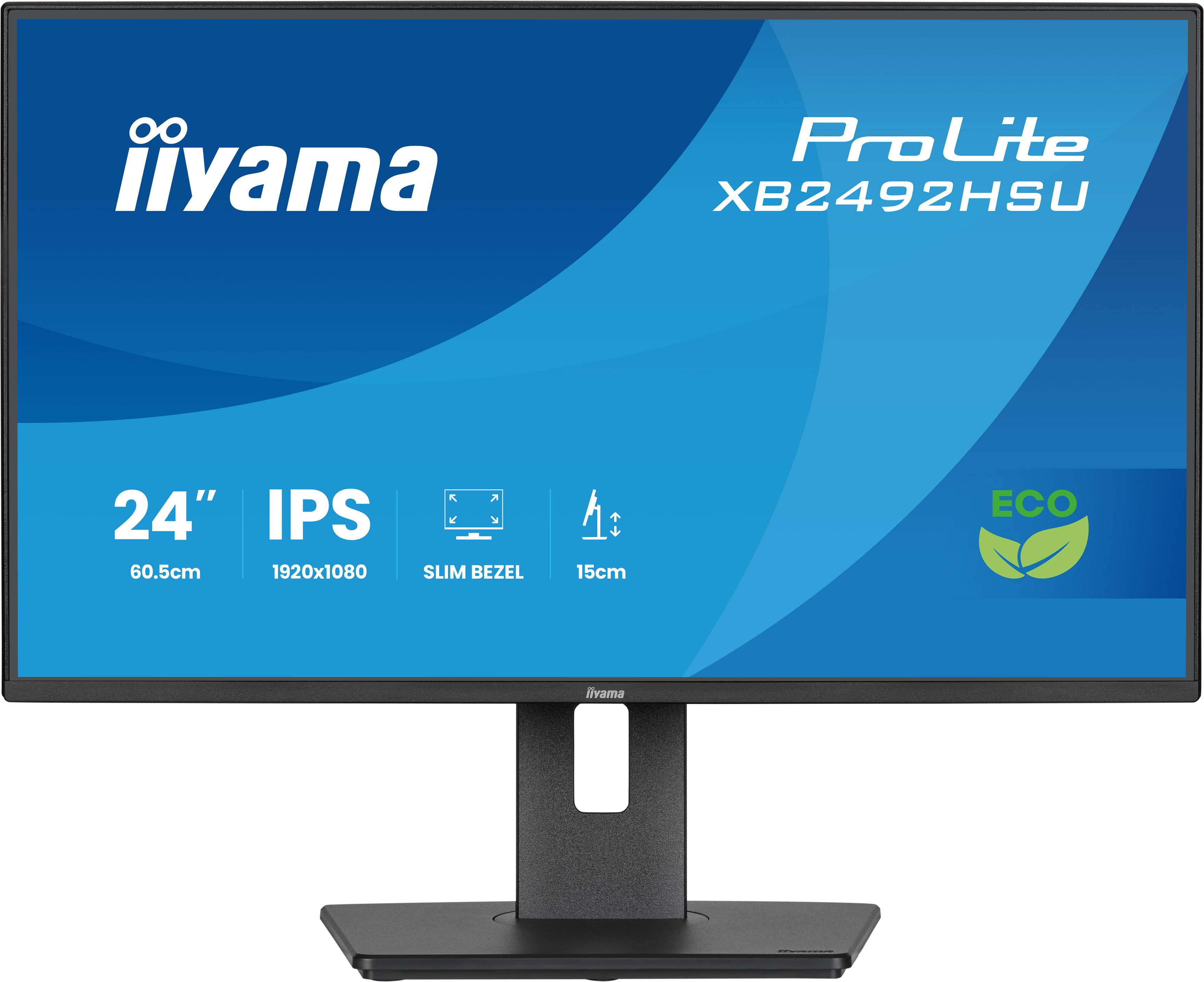 iiyama ProLite XB2492HSU-B1 computer monitor 61 cm (24") 1920 x 1080 Pixels Full HD LED Zwart