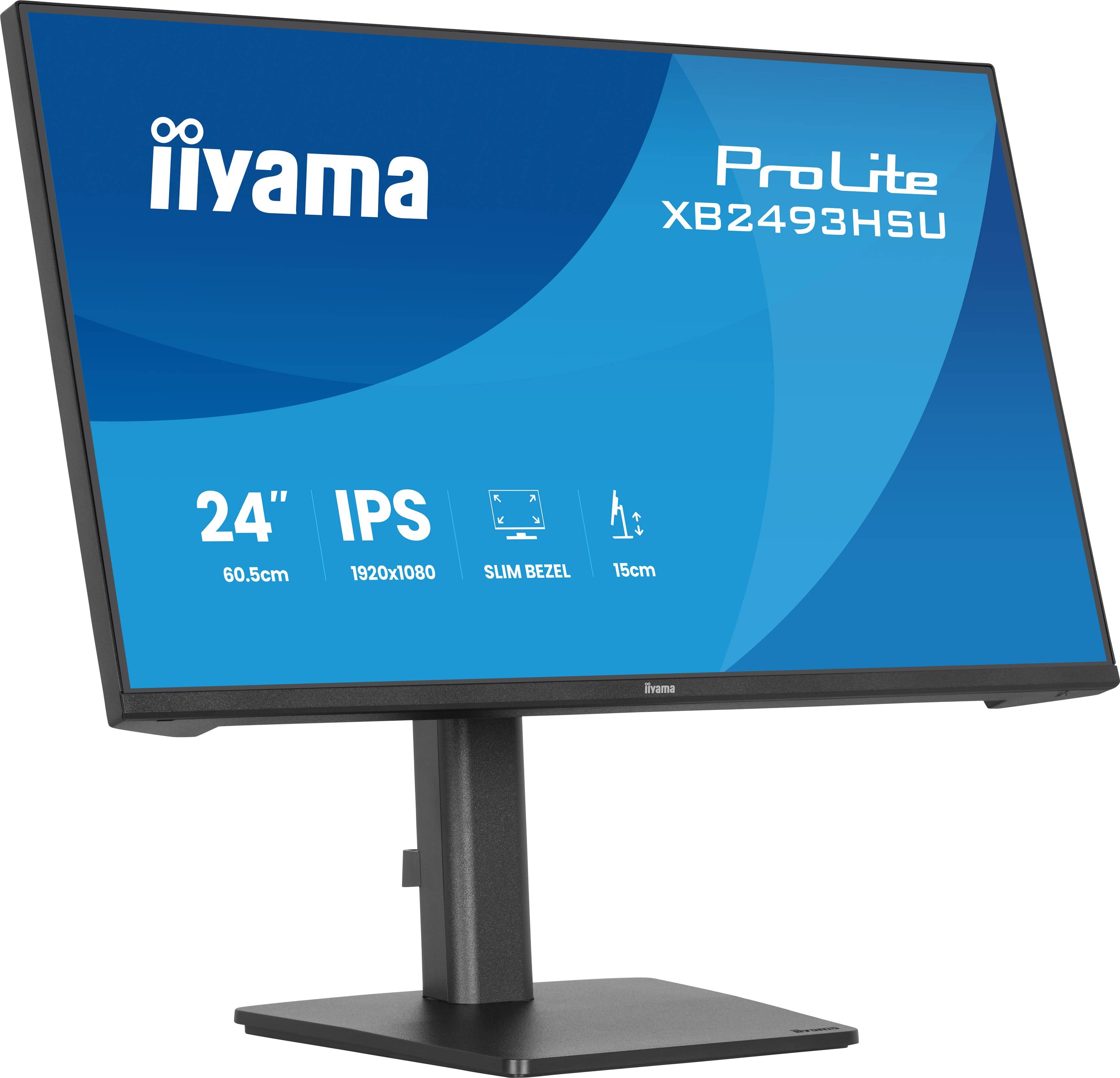 iiyama ProLite XB2493HSU-B1 computer monitor 60,5 cm (23.8") 1920 x 1080 Pixels Full HD LED Zwart