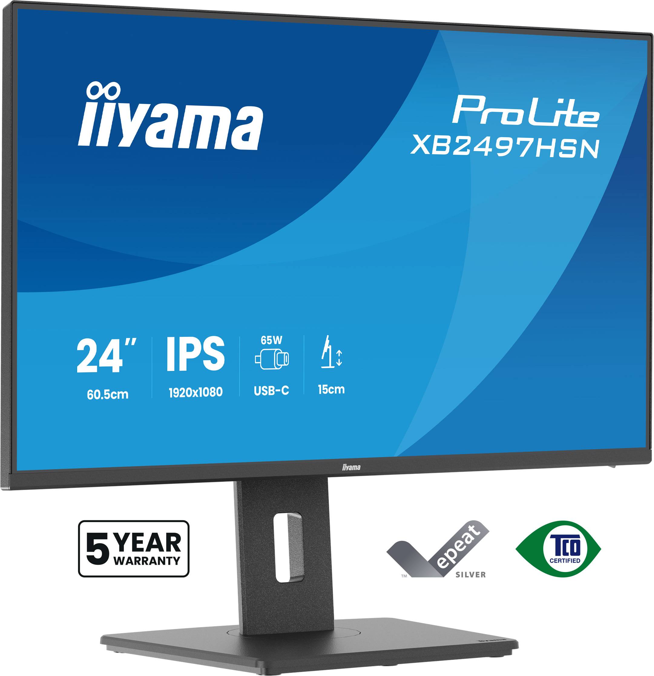 iiyama ProLite XB2497HSN-B1 computer monitor 60,5 cm (23.8") 1920 x 1080 Pixels Full HD LED Zwart