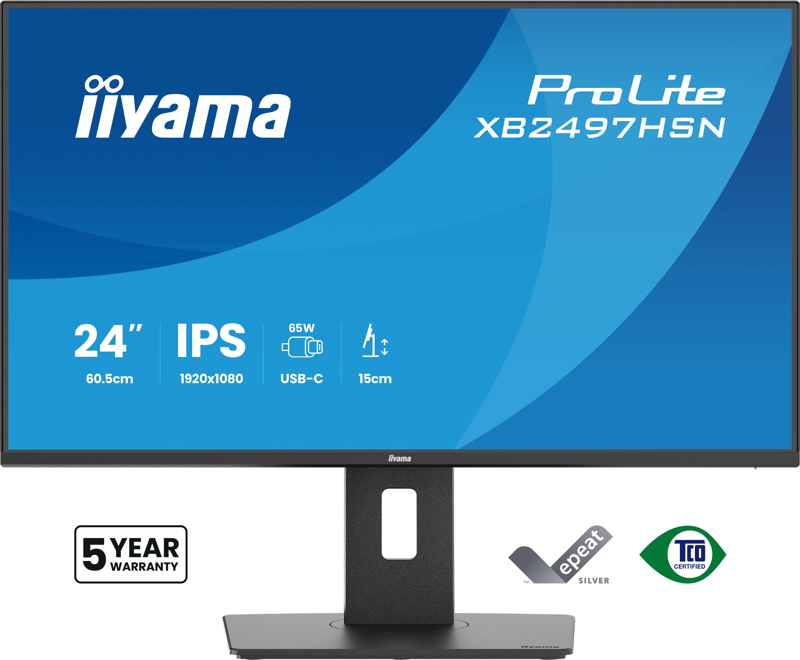 iiyama ProLite XB2497HSN-B1 computer monitor 60,5 cm (23.8") 1920 x 1080 Pixels Full HD LED Zwart