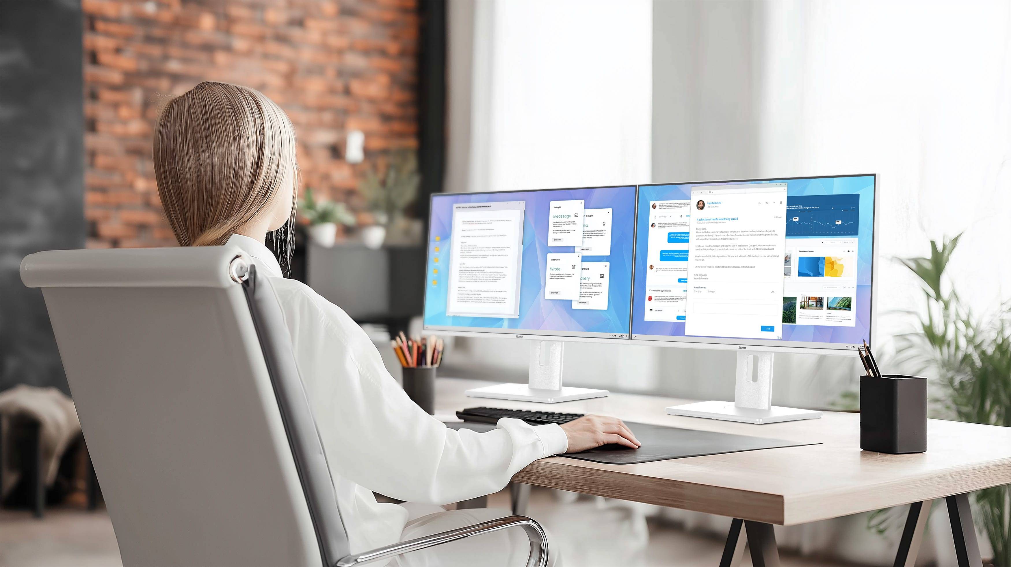 iiyama ProLite XB2497HSU-W1 computer monitor 60,5 cm (23.8") 1920 x 1080 Pixels Full HD LED Wit