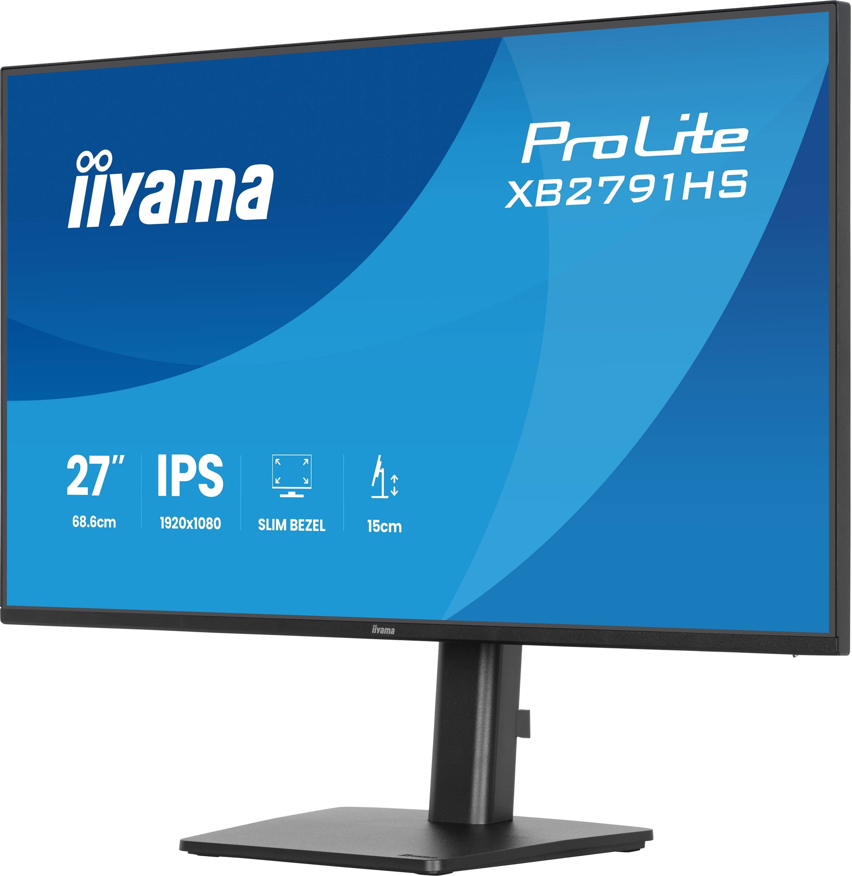 iiyama ProLite XB2791HS-B1 computer monitor 68,6 cm (27") 1920 x 1080 Pixels Full HD LED Zwart