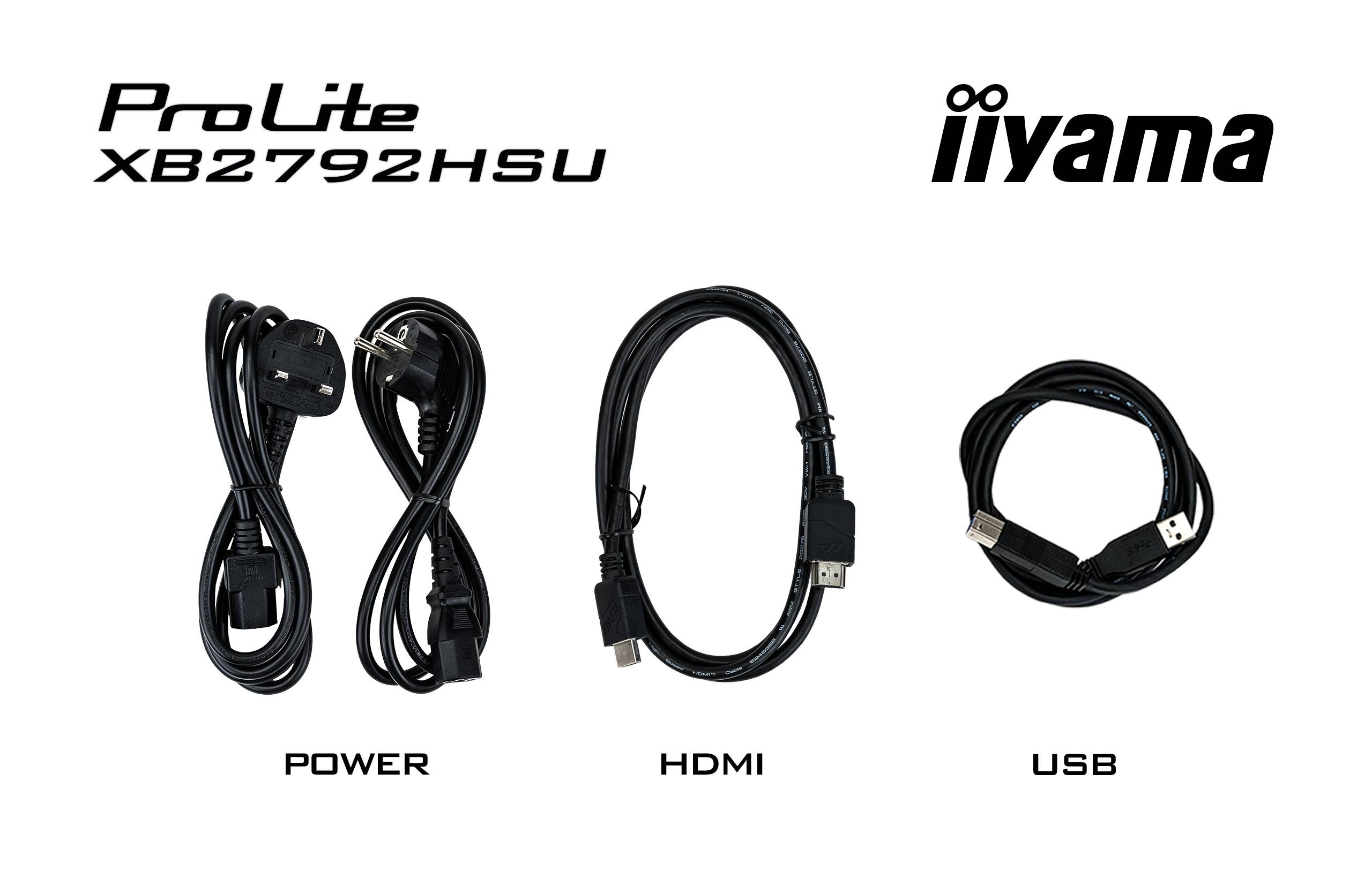 iiyama ProLite XB2792HSU-B1 computer monitor 68,6 cm (27") 1920 x 1080 Pixels Full HD LED Zwart