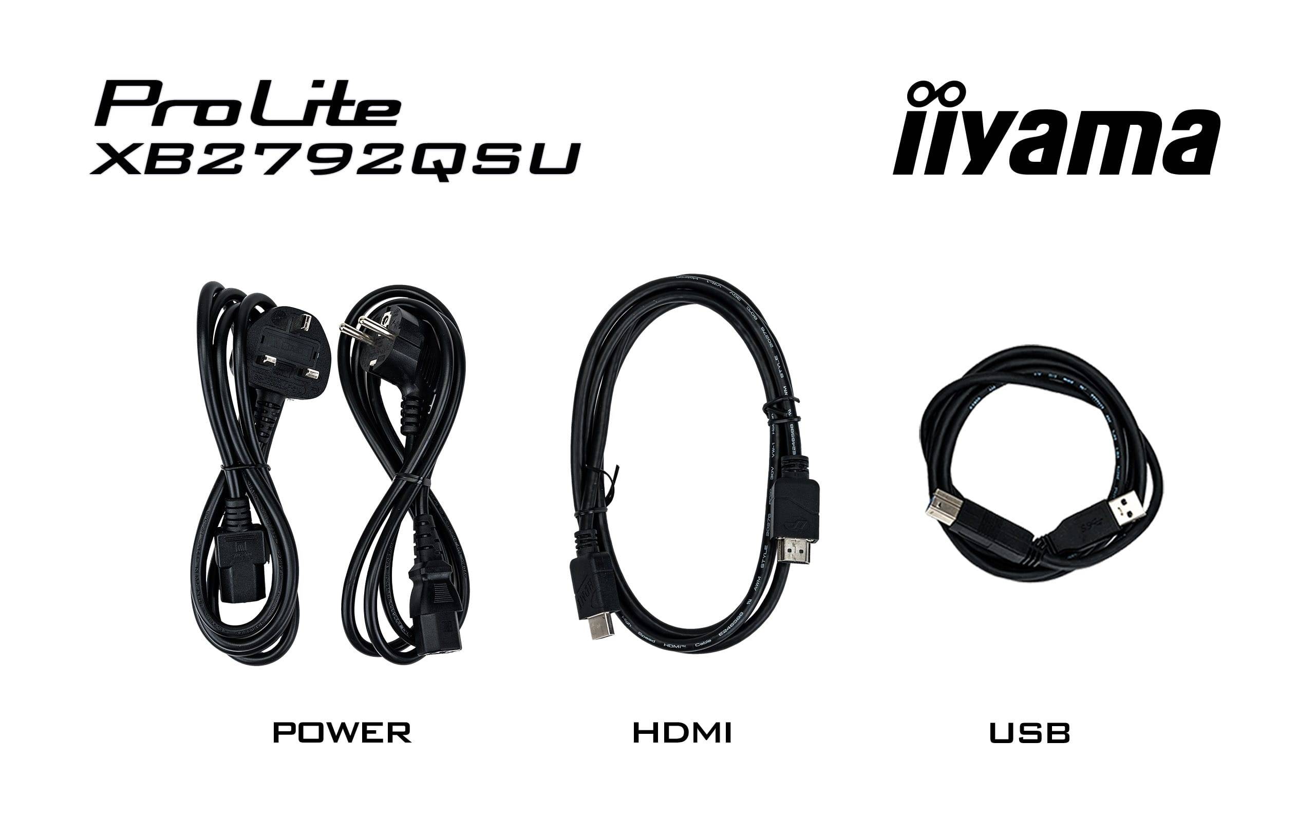 iiyama ProLite XB2792QSU-B1 computer monitor 68,6 cm (27") 2560 x 1440 Pixels Quad HD Zwart