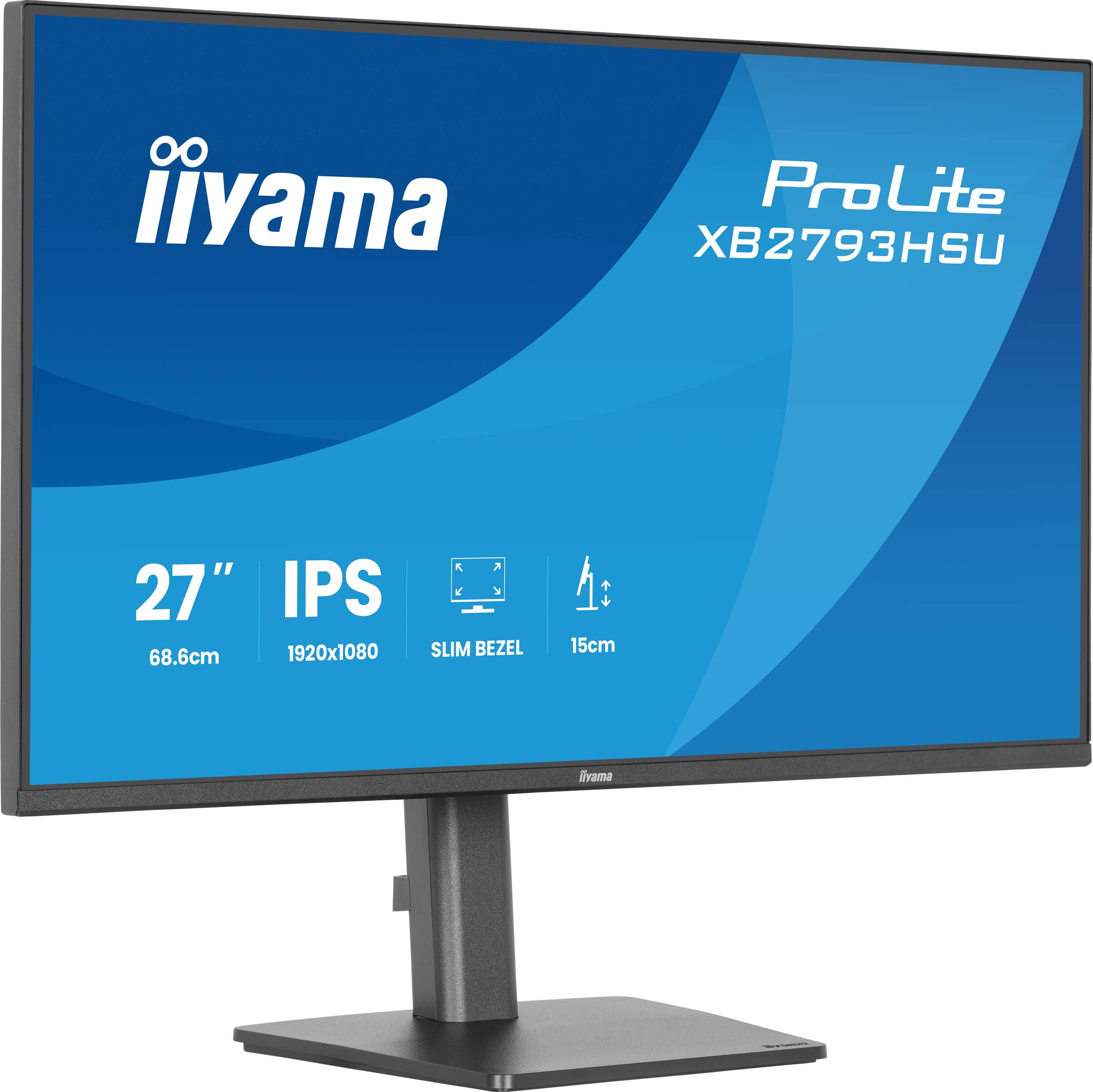 iiyama ProLite XB2793HSU-B1 computer monitor 68,6 cm (27") 1920 x 1080 Pixels Full HD LED Zwart
