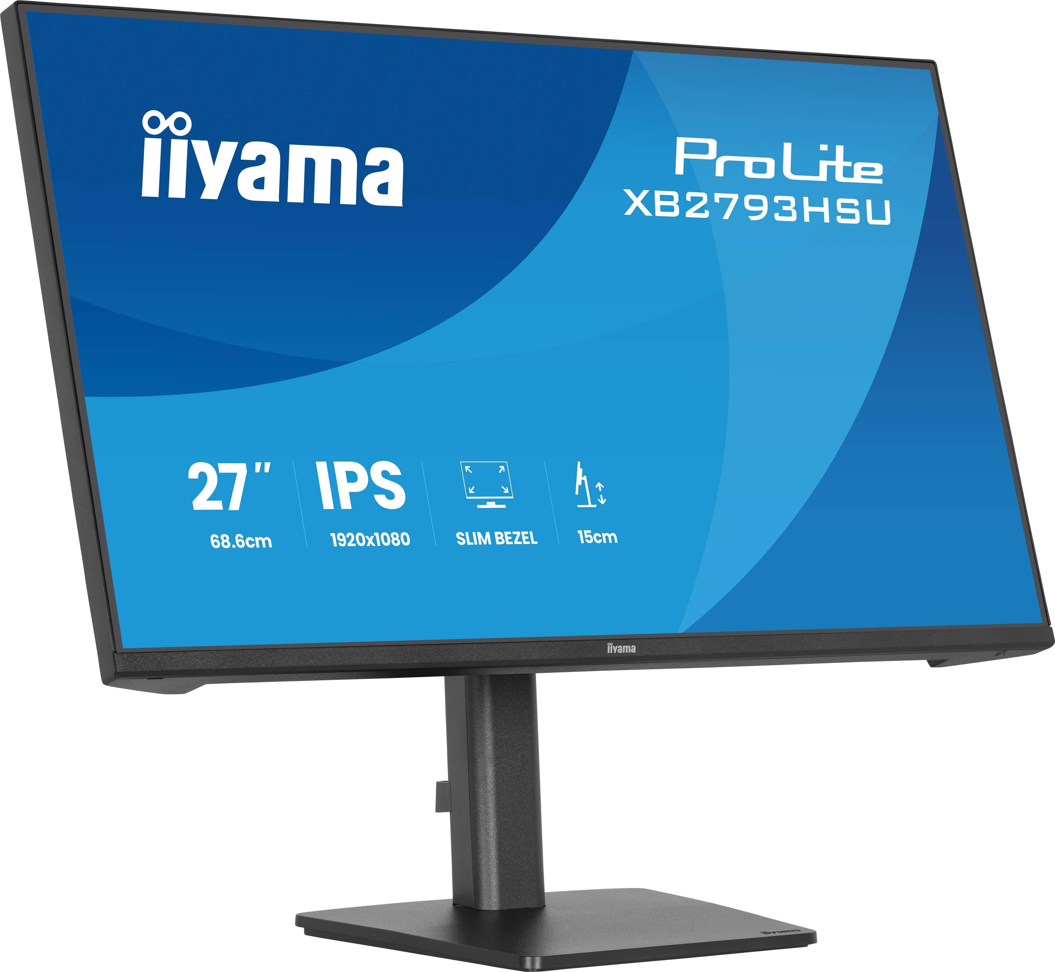 iiyama ProLite XB2793HSU-B1 computer monitor 68,6 cm (27") 1920 x 1080 Pixels Full HD LED Zwart