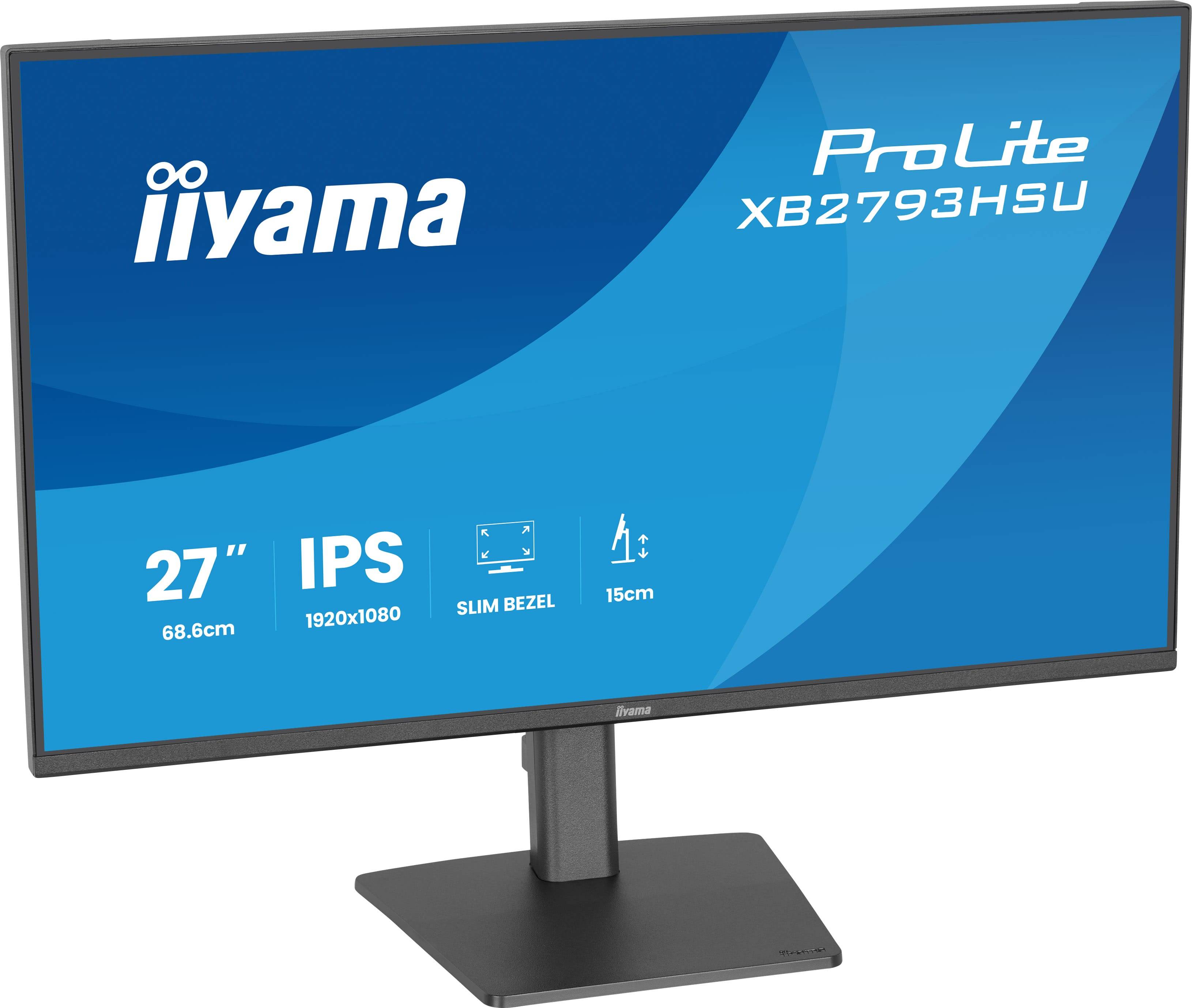 iiyama ProLite XB2793HSU-B1 computer monitor 68,6 cm (27") 1920 x 1080 Pixels Full HD LED Zwart