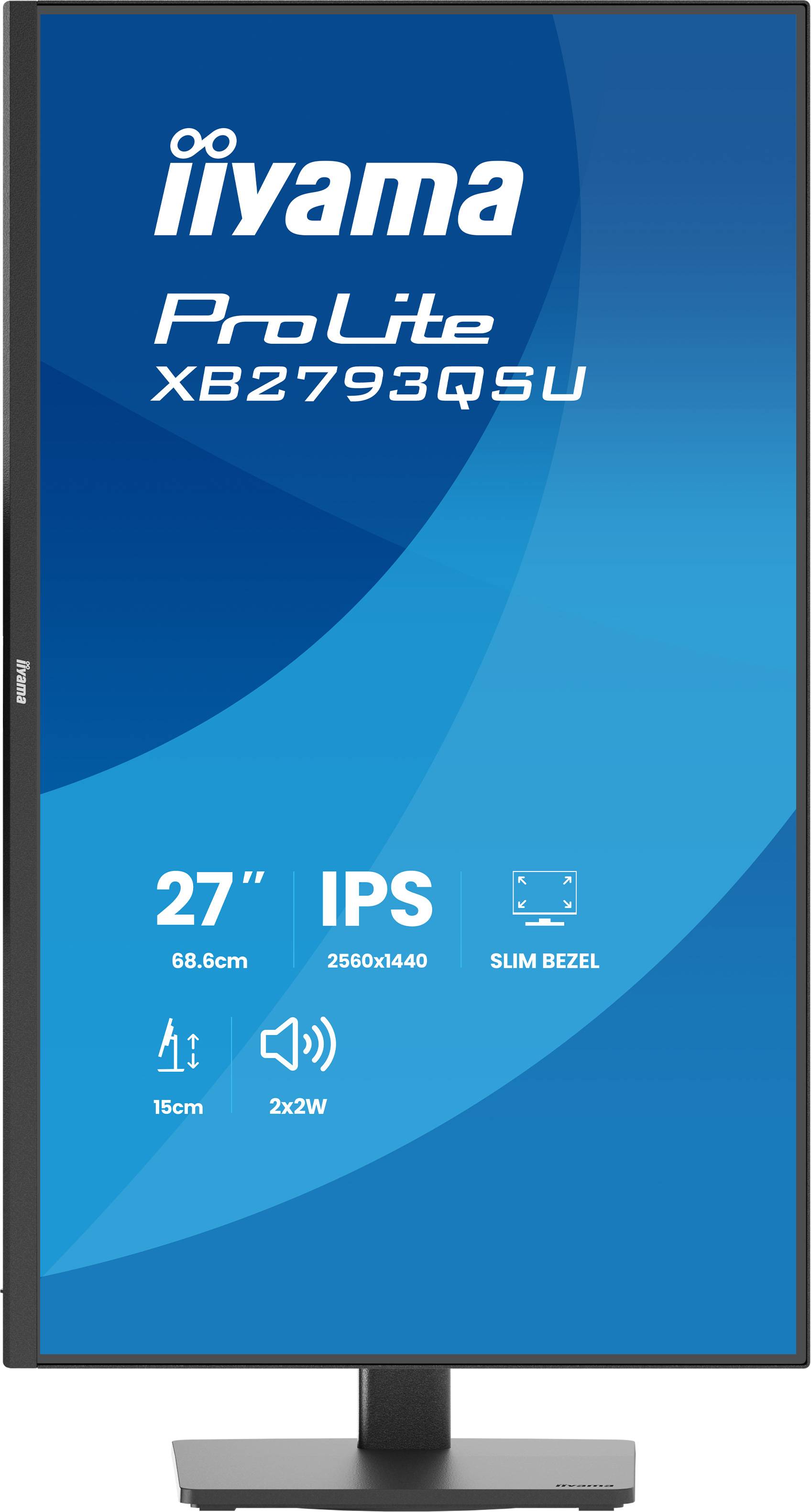 iiyama ProLite XB2793QSU-B1 computer monitor 68,6 cm (27") 2560 x 1440 Pixels Quad HD LED Zwart