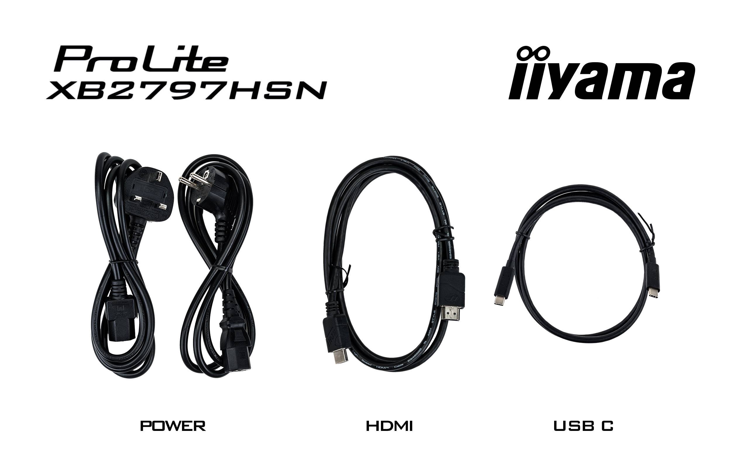 iiyama ProLite XB2797HSN-B1 computer monitor 68,6 cm (27") 1920 x 1080 Pixels Full HD LCD Zwart