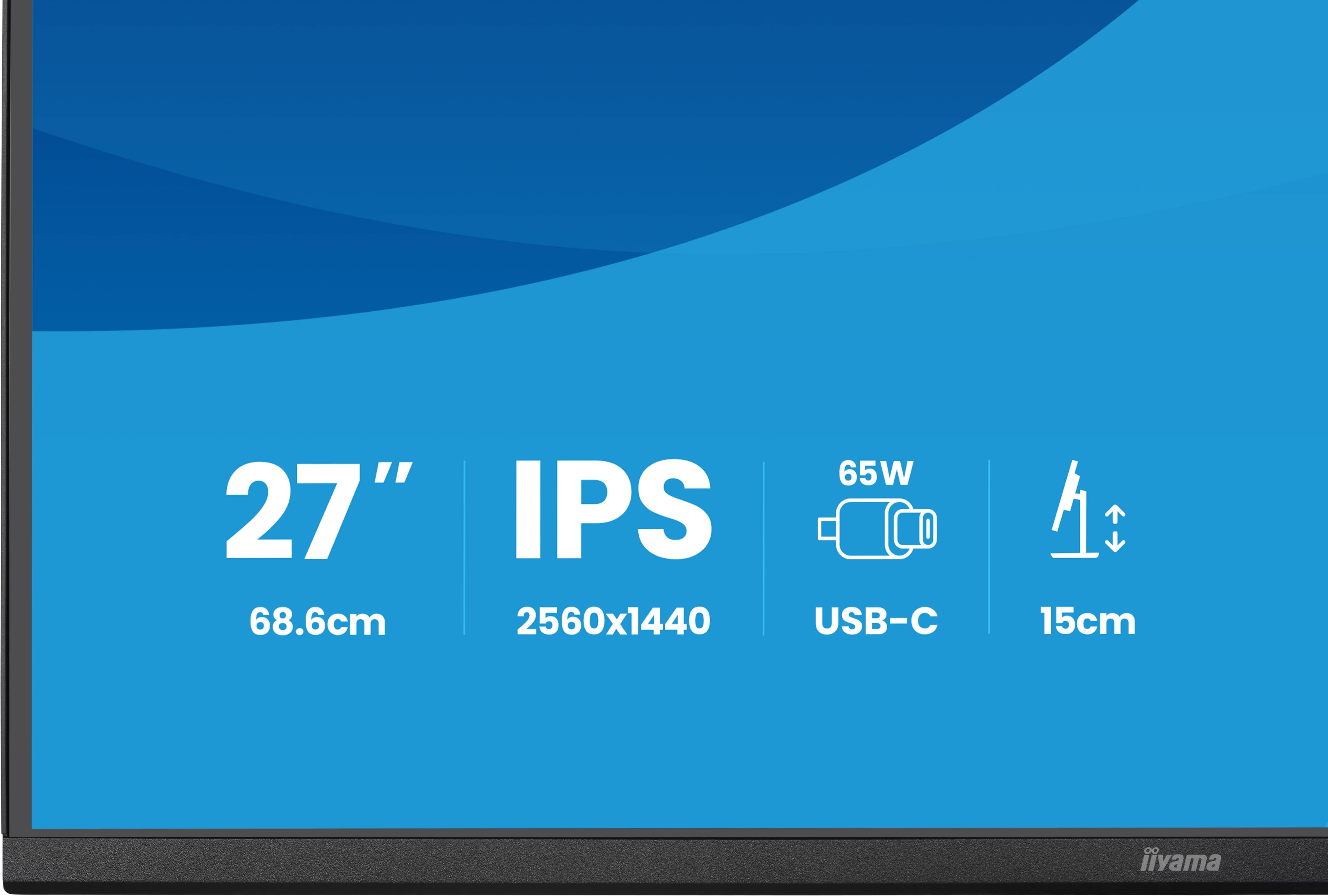 iiyama ProLite XB2797QSN-B1 computer monitor 68,6 cm (27") 2560 x 1440 Pixels Quad HD LCD Zwart