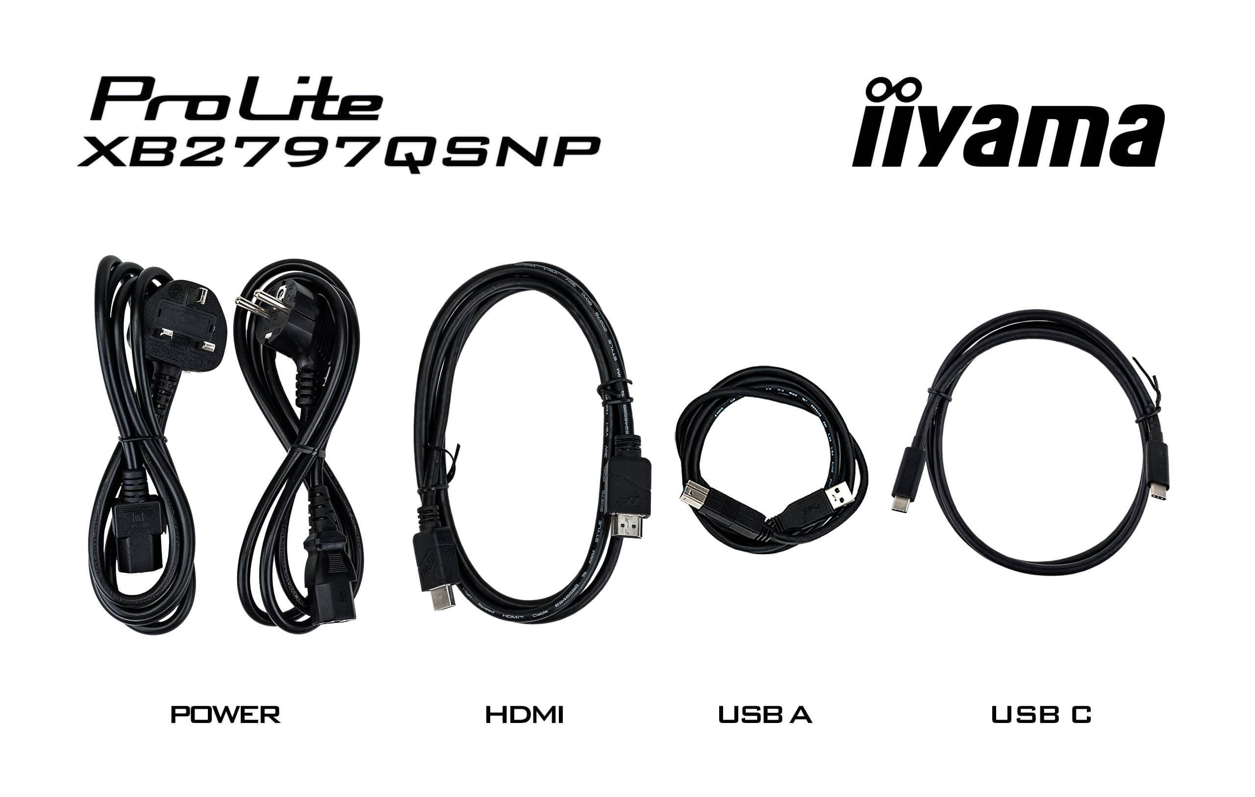 iiyama ProLite XB2797QSNP-B1 computer monitor 68,6 cm (27") 2560 x 1440 Pixels Quad HD LED Zwart