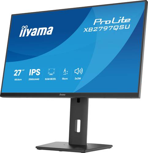iiyama ProLite XB2797QSU-B1 computer monitor 68,6 cm (27") 2560 x 1440 Pixels Quad HD LED Zwart