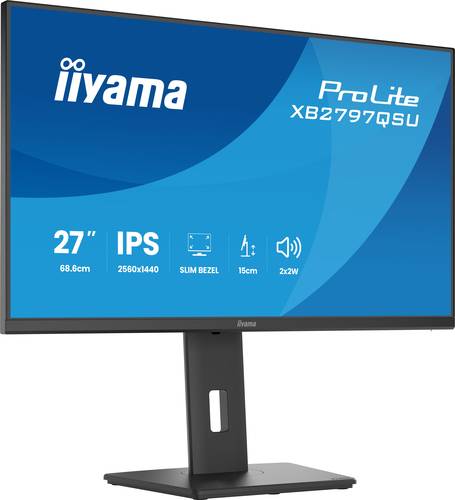 iiyama ProLite XB2797QSU-B1 computer monitor 68,6 cm (27") 2560 x 1440 Pixels Quad HD LED Zwart
