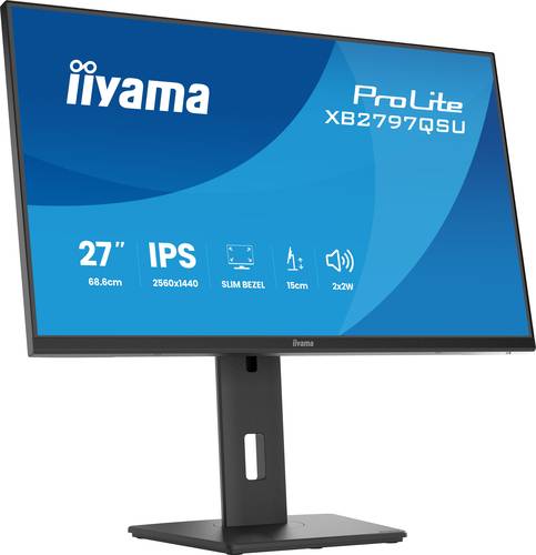 iiyama ProLite XB2797QSU-B1 computer monitor 68,6 cm (27") 2560 x 1440 Pixels Quad HD LED Zwart