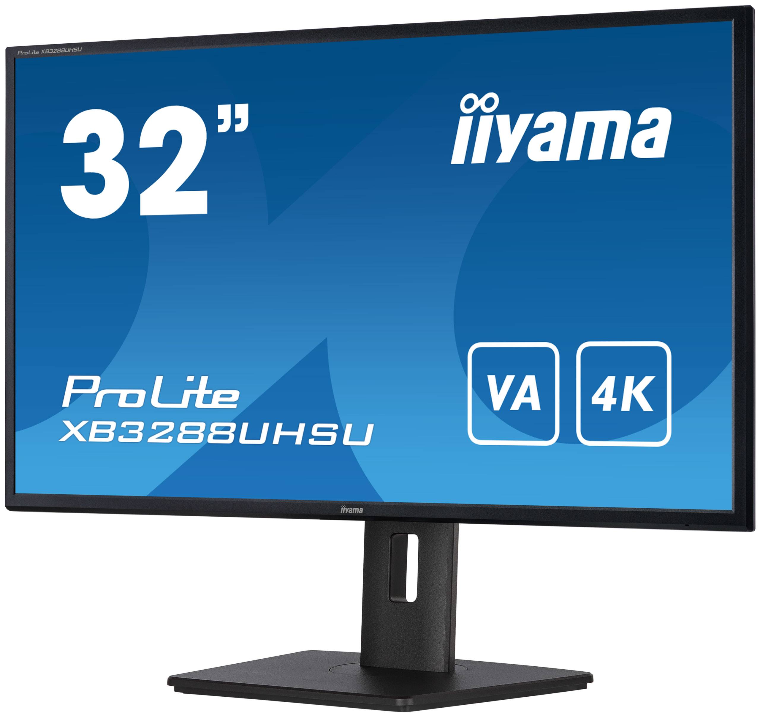 iiyama ProLite XB3288UHSU-B5 computer monitor 80 cm (31.5") 3840 x 2160 Pixels 4K Ultra HD LCD Zwart