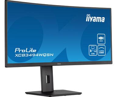 iiyama ProLite XCB3494WQSN-B5 LED display 86,4 cm (34") 3440 x 1440 Pixels UltraWide Quad HD Zwart