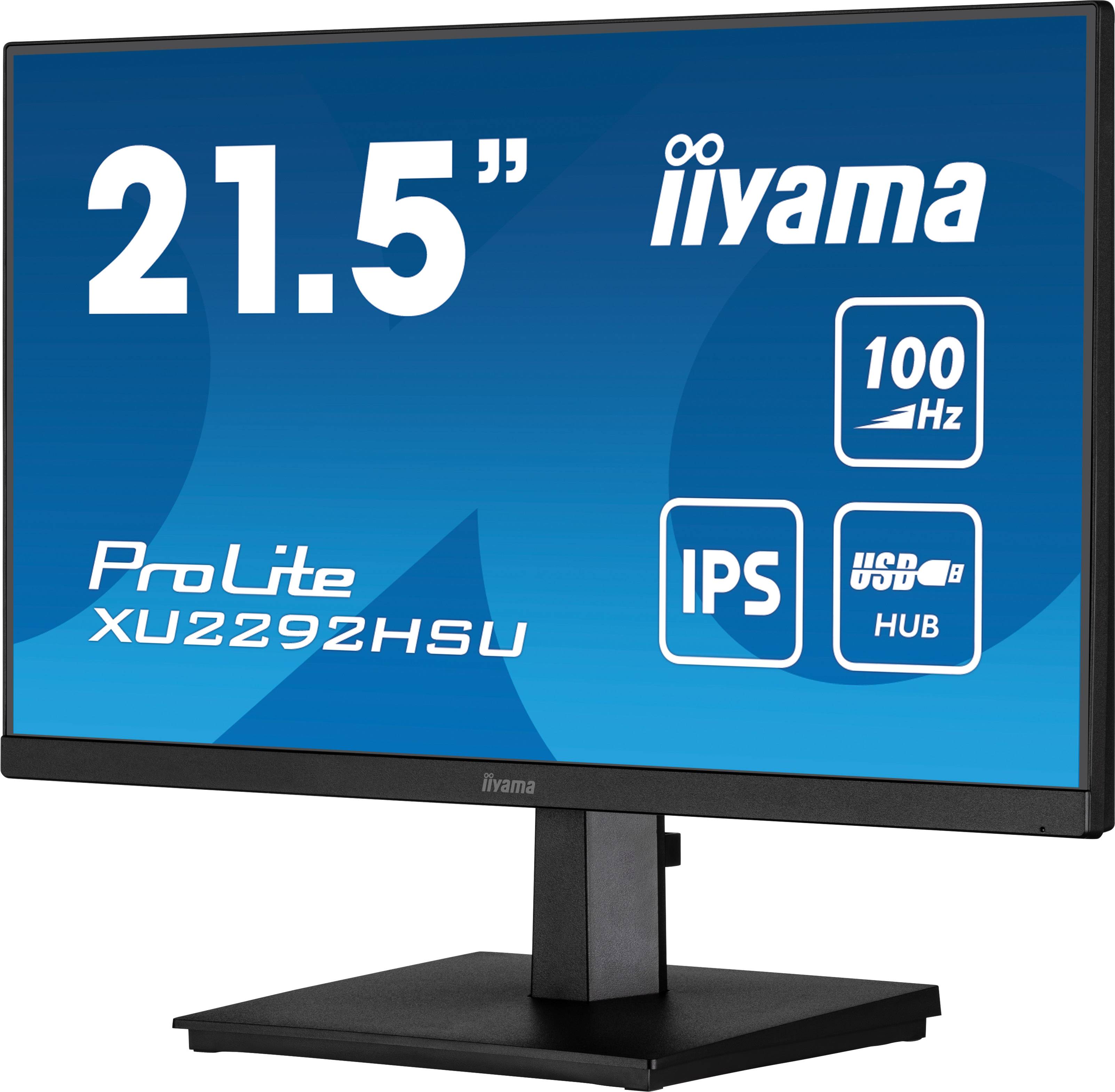 iiyama ProLite XU2292HSU-B6 computer monitor 54,6 cm (21.5") 1920 x 1080 Pixels Full HD LED Zwart