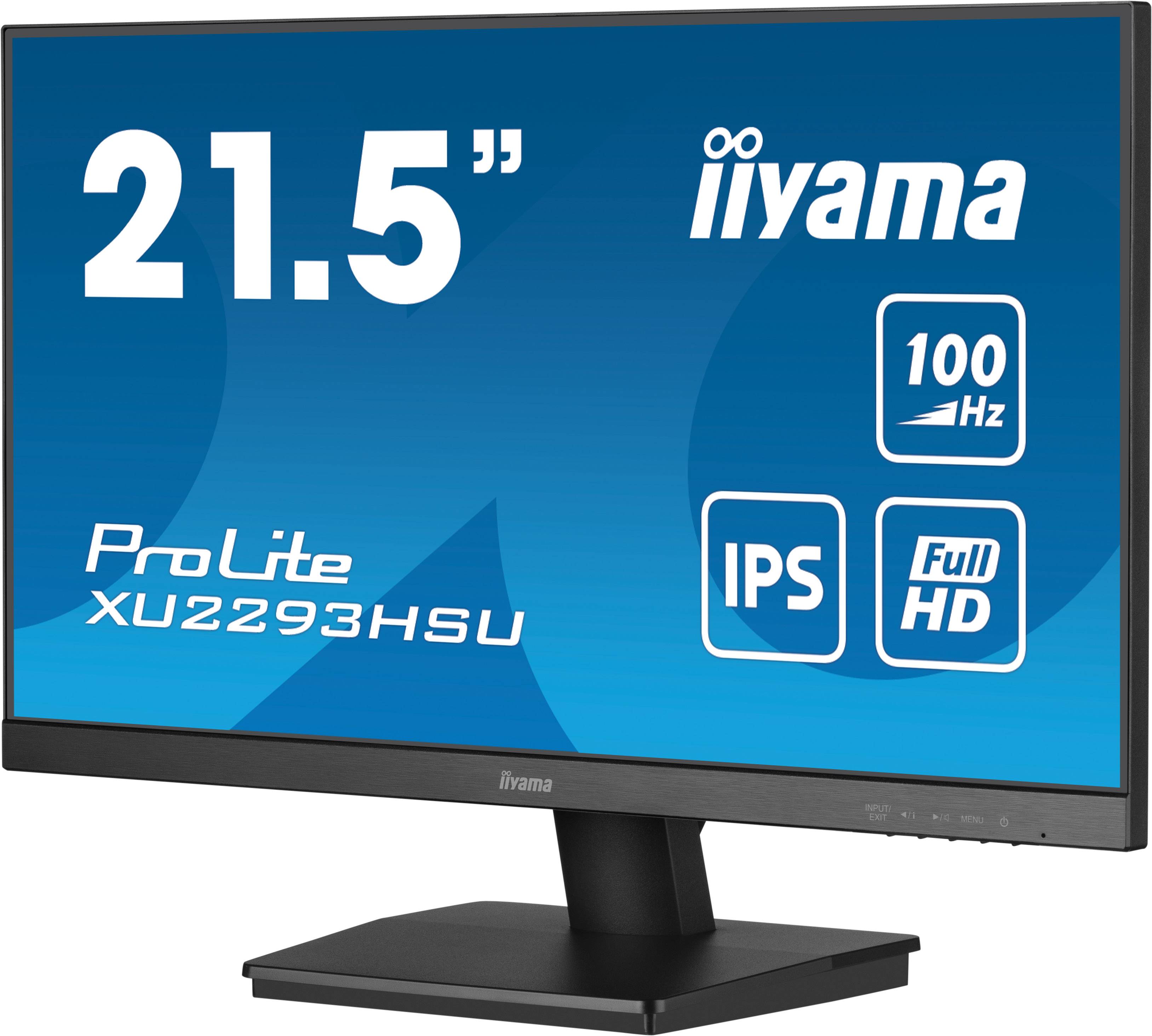 iiyama ProLite XU2293HSU-B7 computer monitor 54,6 cm (21.5") 1920 x 1080 Pixels Full HD LED Zwart