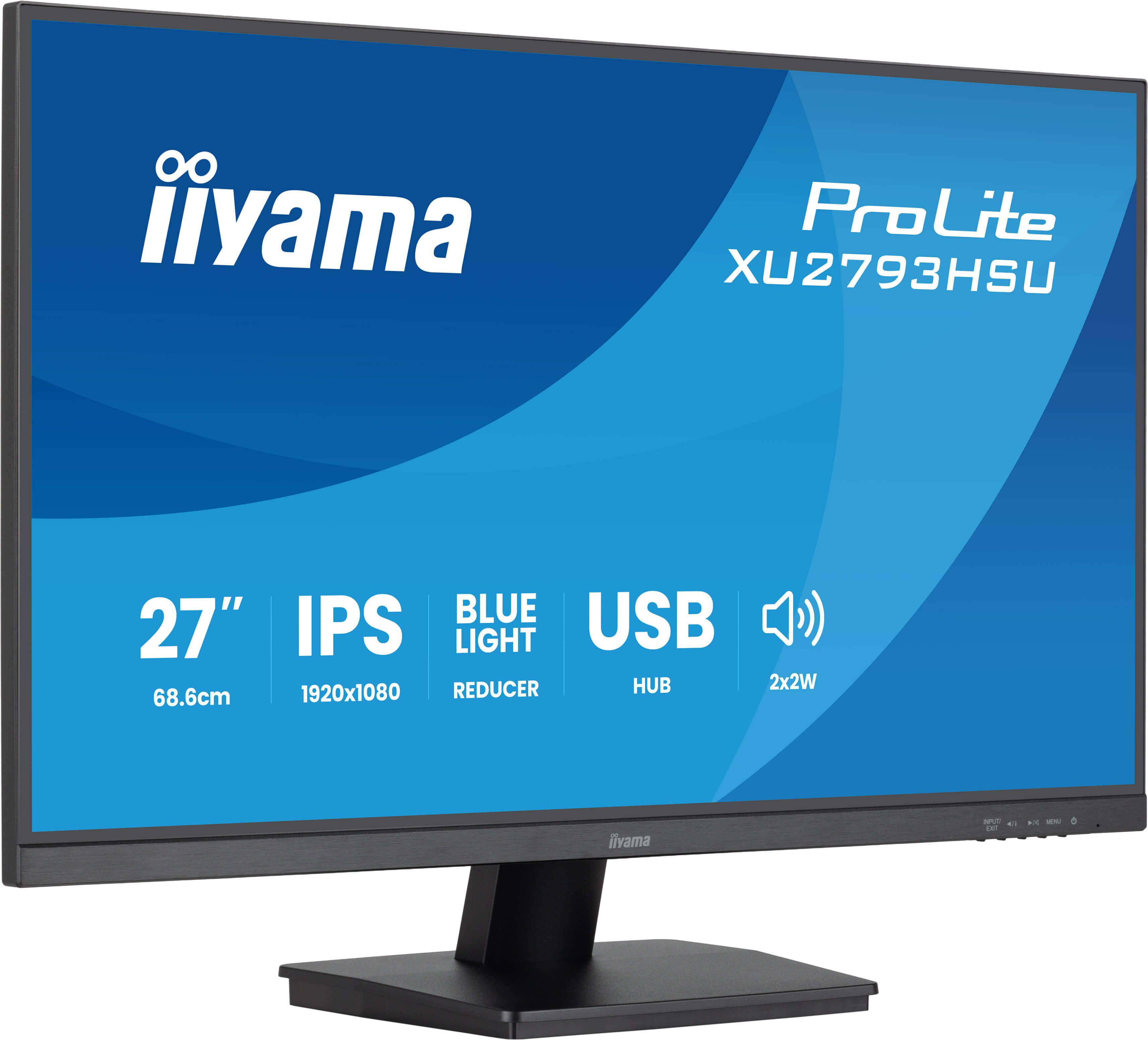 iiyama ProLite XU2793HSU-B7 computer monitor 68,6 cm (27") 1080 x 1920 Pixels Full HD LED Zwart