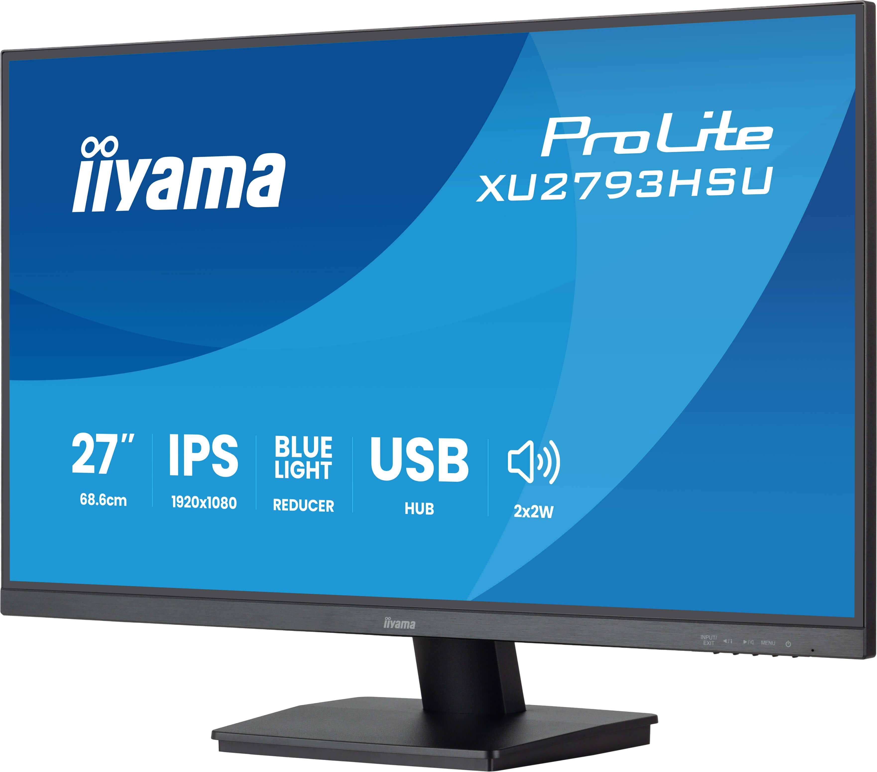 iiyama ProLite XU2793HSU-B7 computer monitor 68,6 cm (27") 1080 x 1920 Pixels Full HD LED Zwart