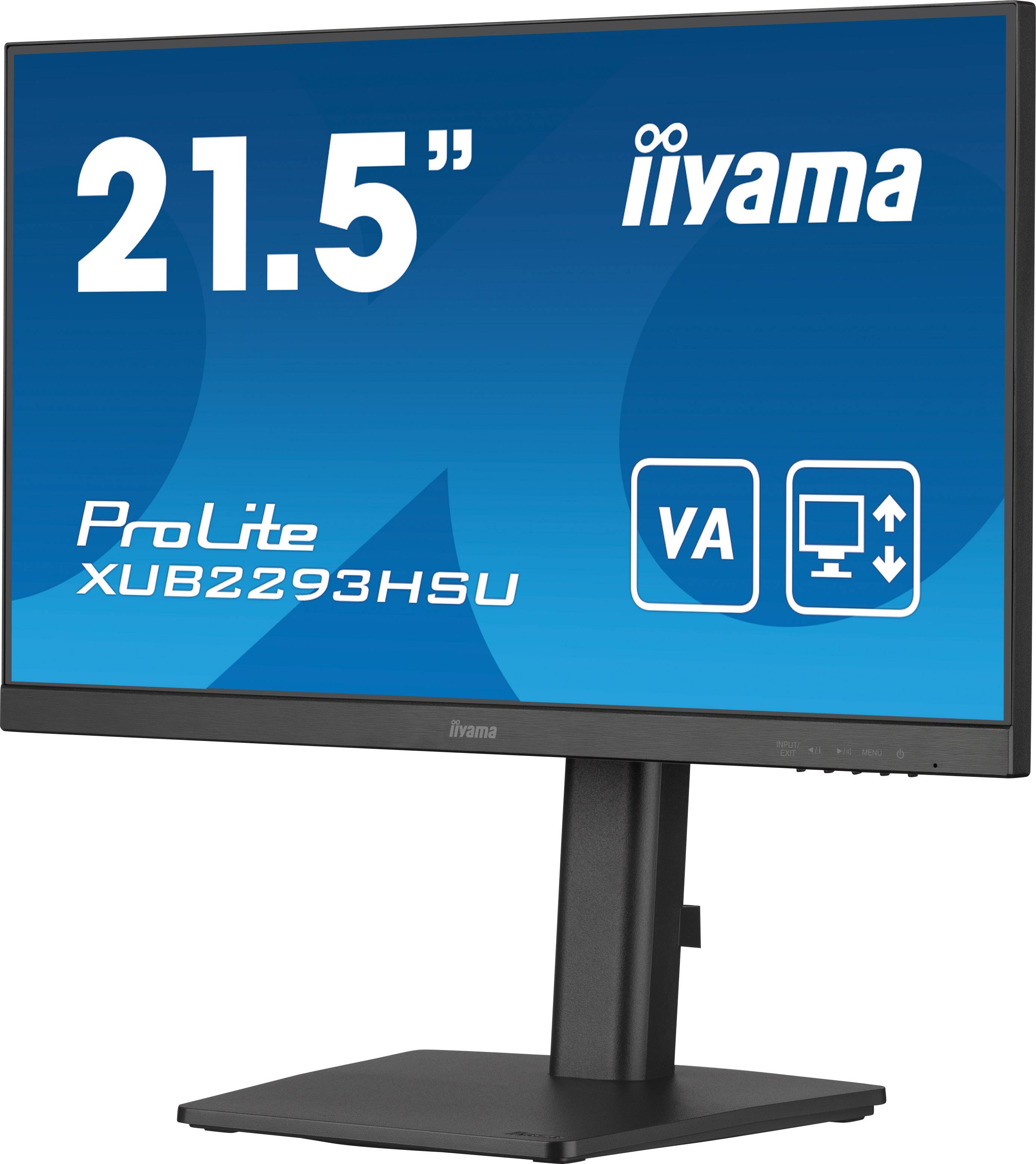 iiyama ProLite XUB2293HSU-B7 computer monitor 54,6 cm (21.5") 1920 x 1080 Pixels Full HD LED Zwart