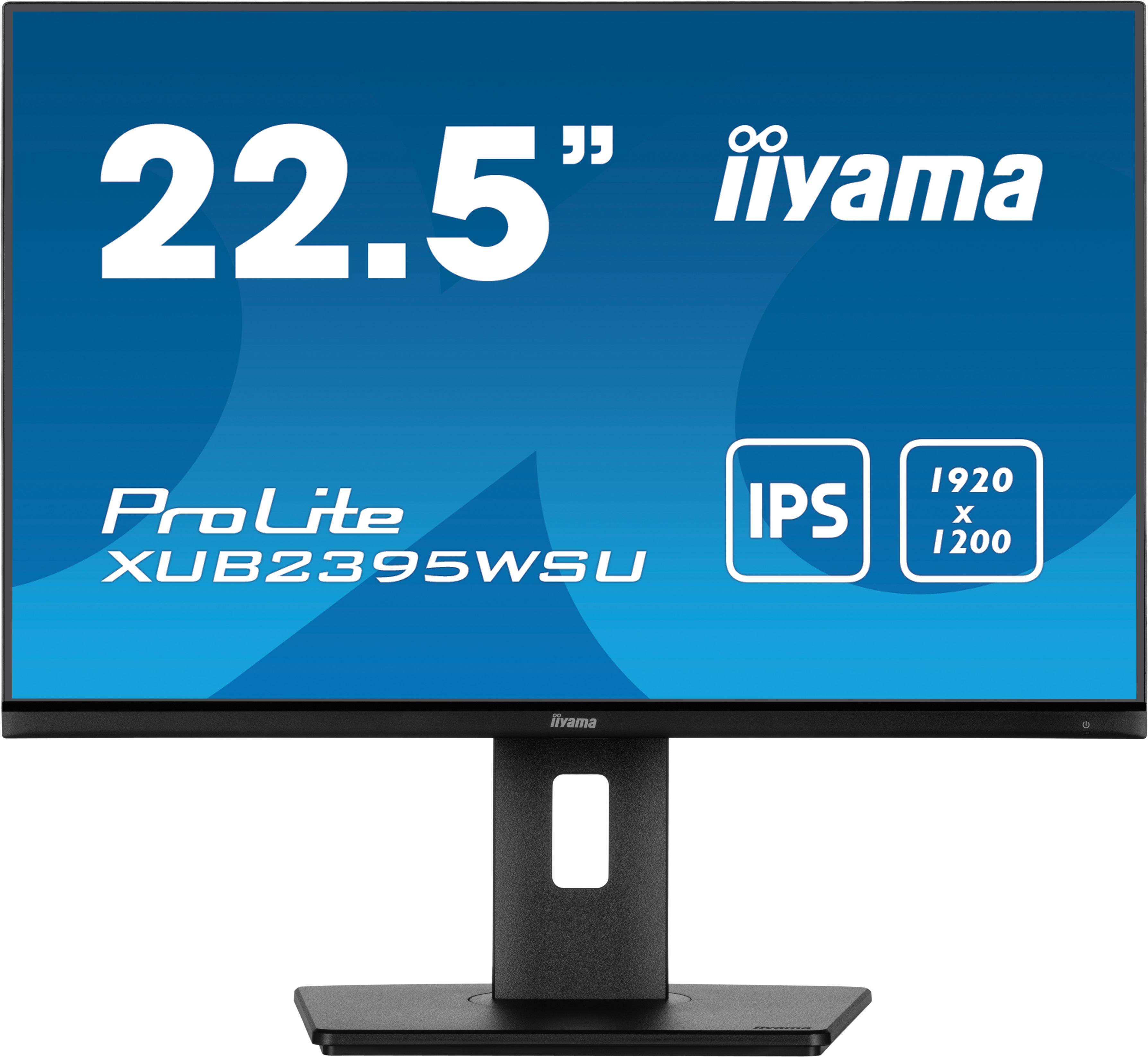 iiyama ProLite XUB2395WSU-B5 computer monitor 57,1 cm (22.5") 1920 x 1200 Pixels WUXGA LED Zwart