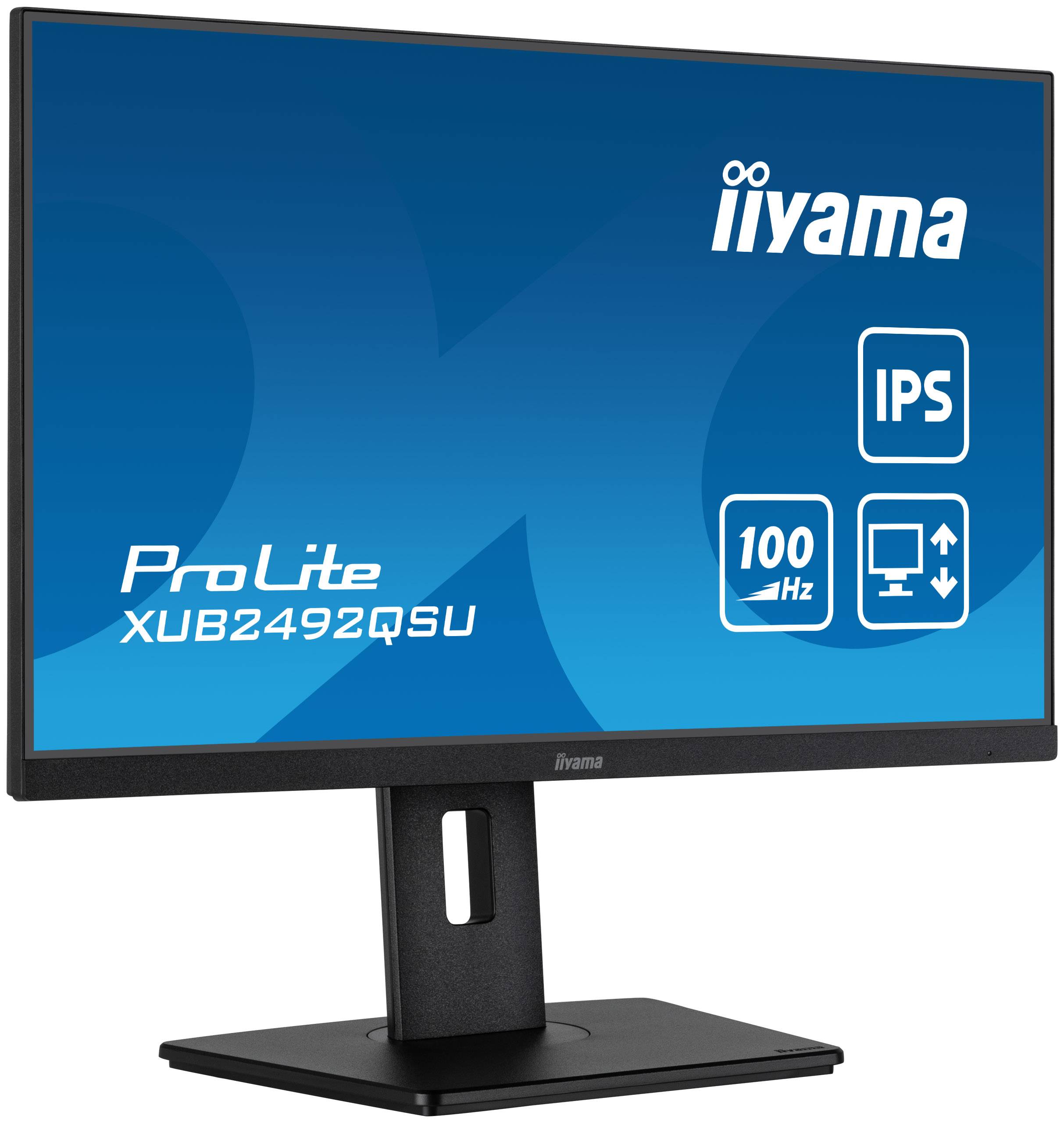 iiyama ProLite XUB2492QSU-B1 computer monitor 60,5 cm (23.8") 2560 x 1440 Pixels Wide Quad HD LED Zwart