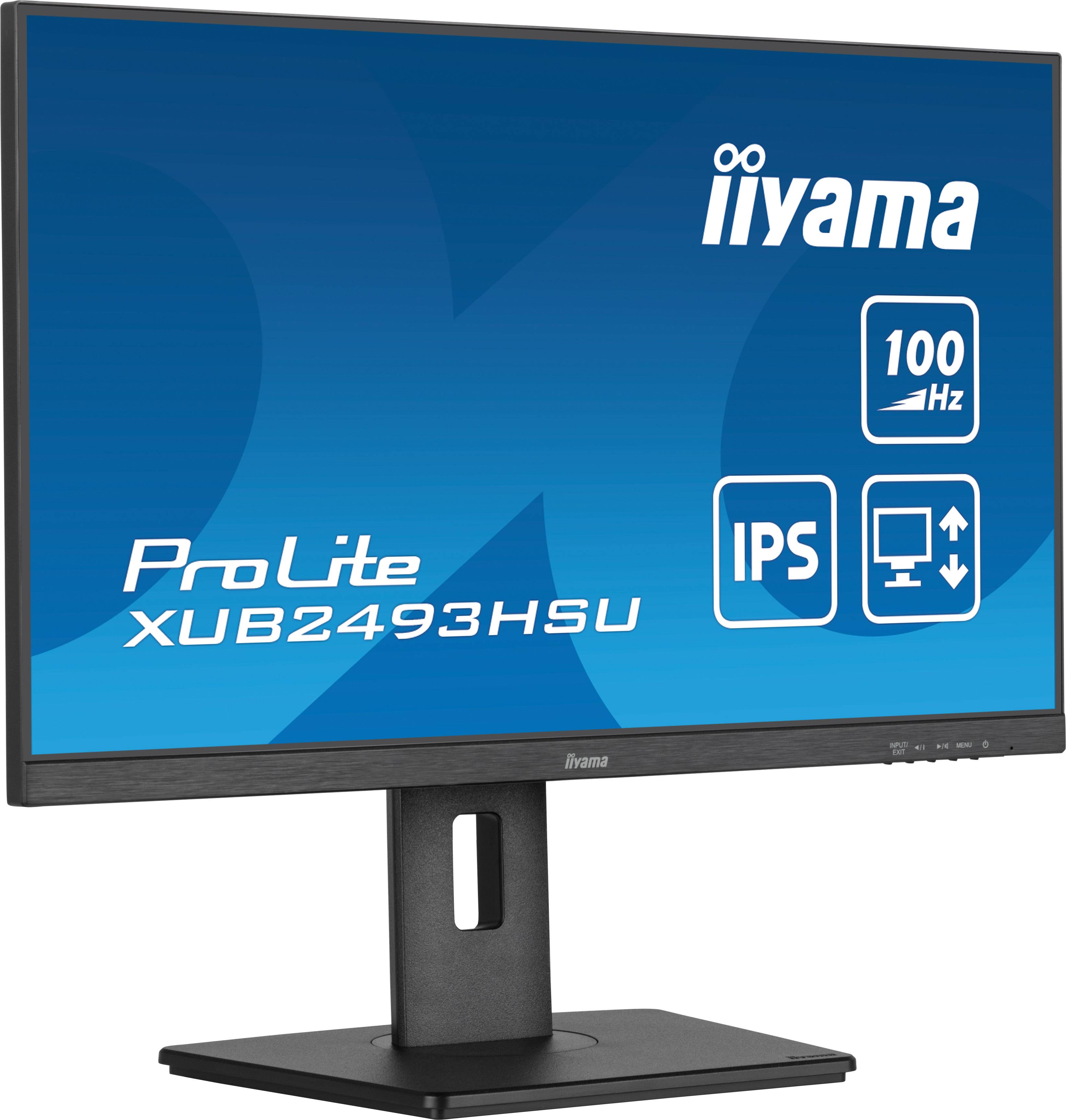 iiyama XUB2493HSU-B7 computer monitor 60,5 cm (23.8") 1920 x 1080 Pixels Full HD LED Zwart