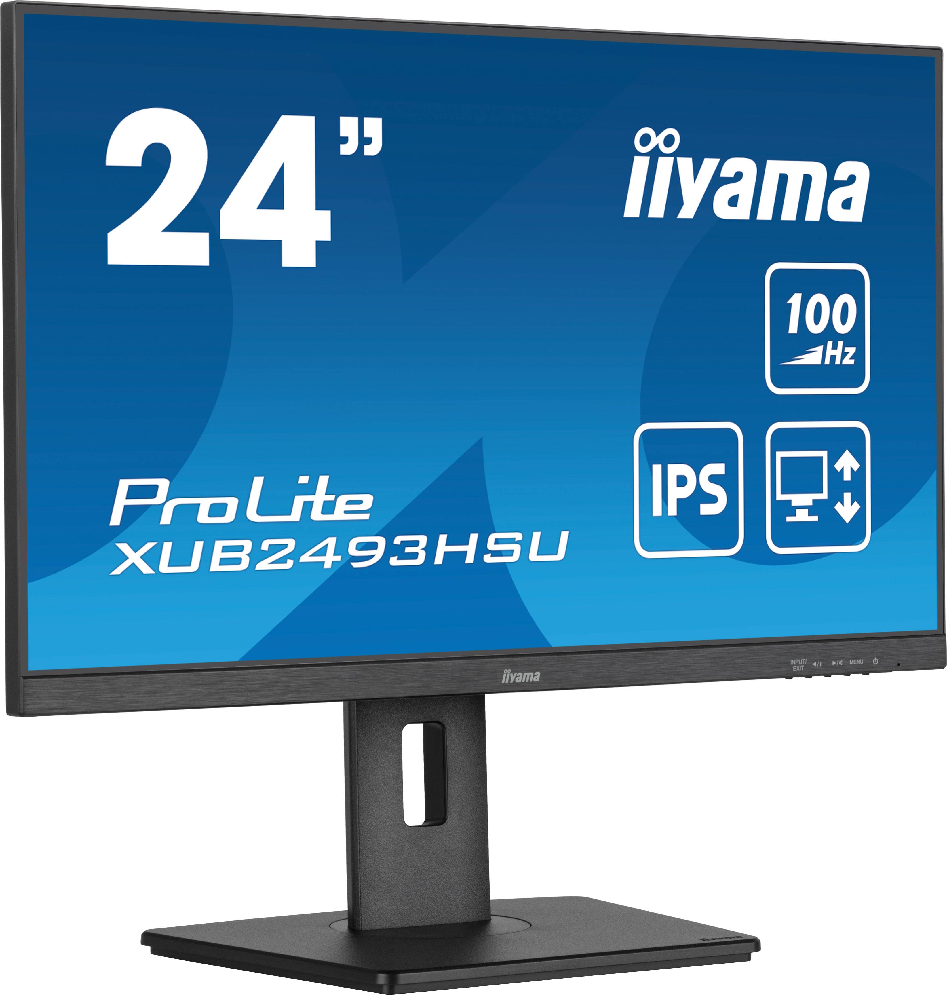 iiyama XUB2493HSU-B7 computer monitor 60,5 cm (23.8") 1920 x 1080 Pixels Full HD LED Zwart
