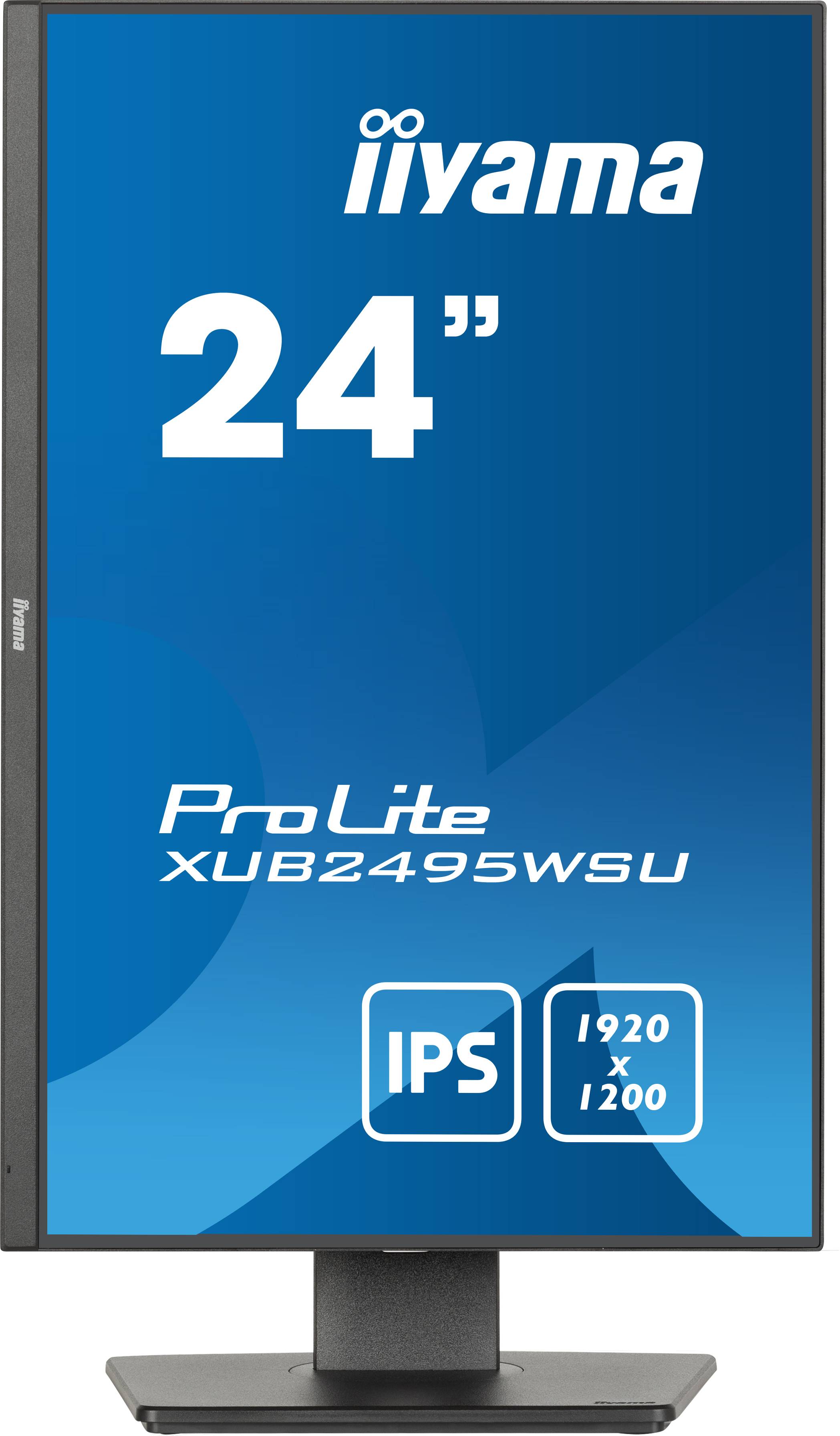 iiyama ProLite XUB2495WSU-B7 computer monitor 61 cm (24") 1920 x 1200 Pixels 4K Ultra HD LED Zwart