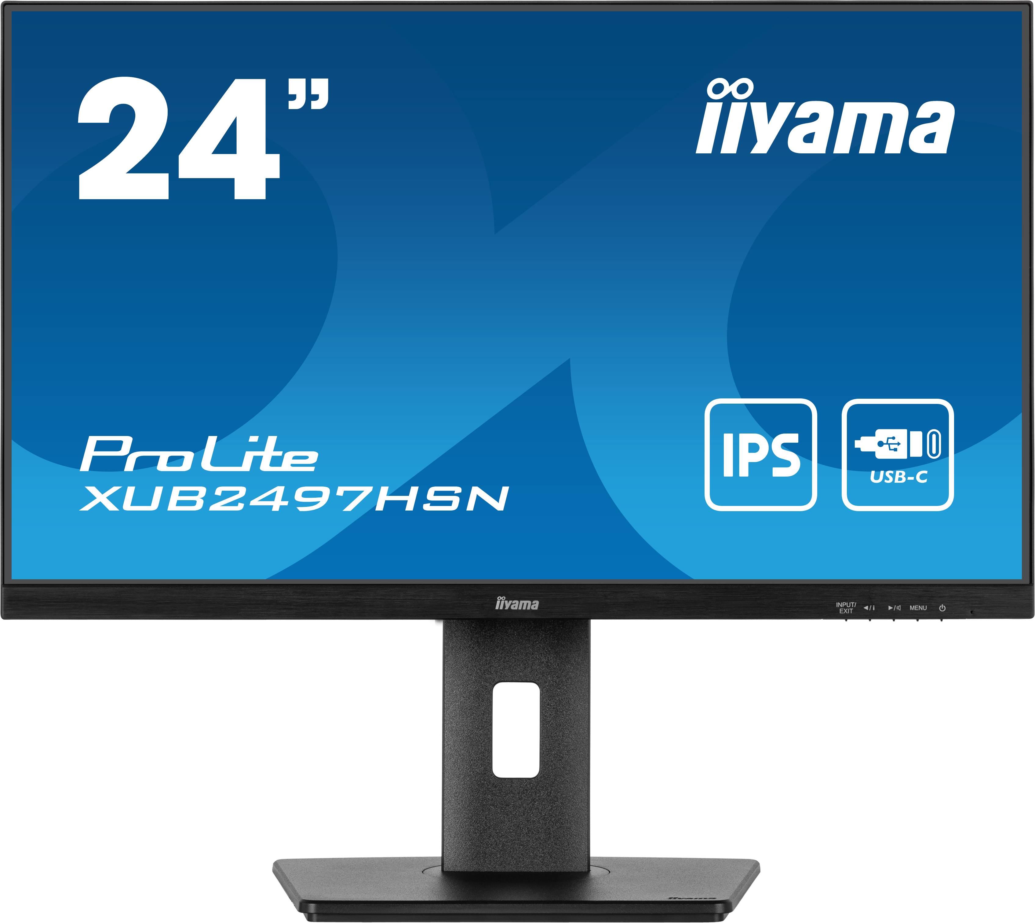iiyama ProLite XUB2497HSN-B2 computer monitor 60,5 cm (23.8") 1920 x 1080 Pixels Full HD LED Zwart