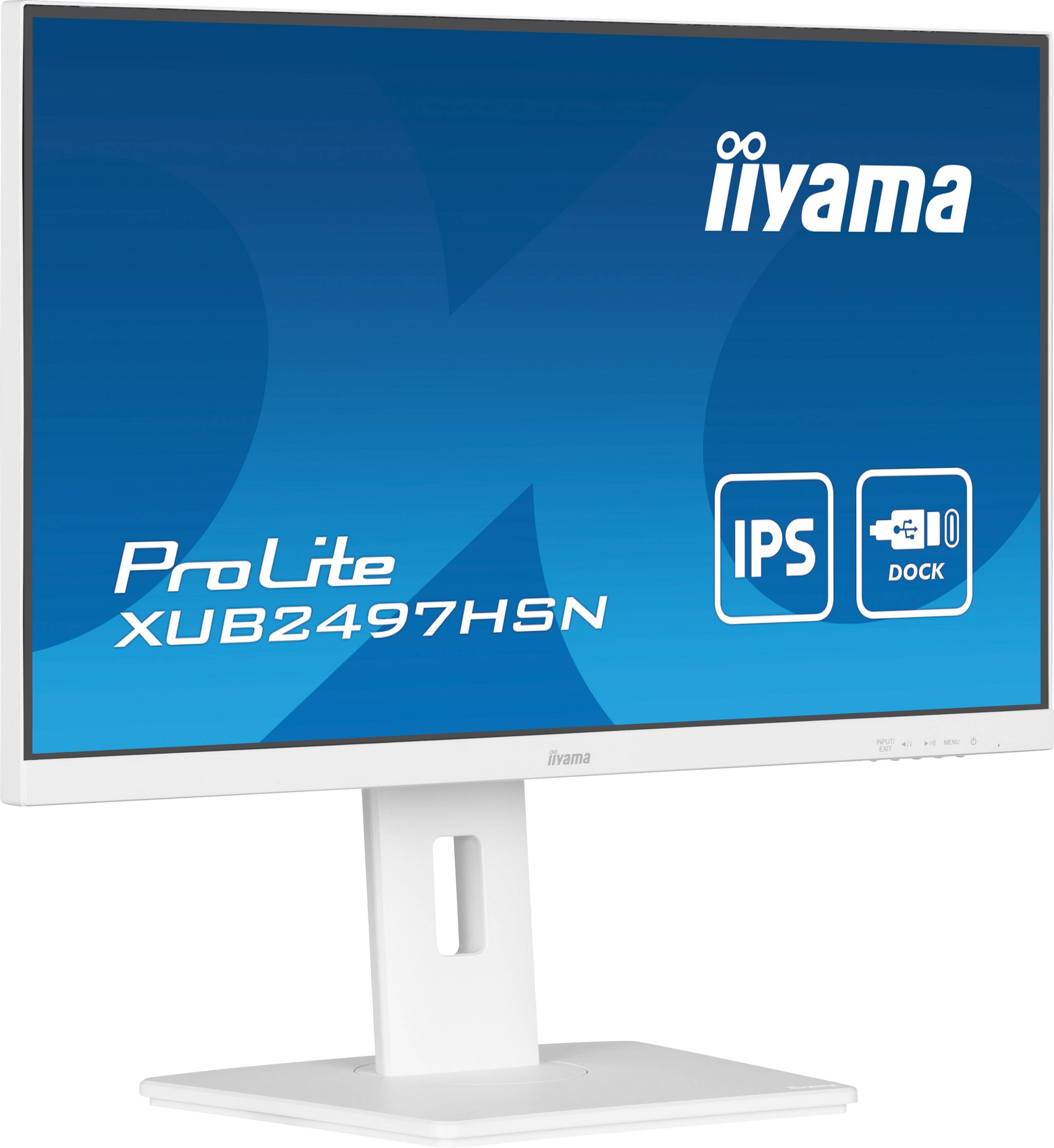 iiyama ProLite XUB2497HSN-W2 computer monitor 60,5 cm (23.8") 1920 x 1080 Pixels Full HD LED Wit