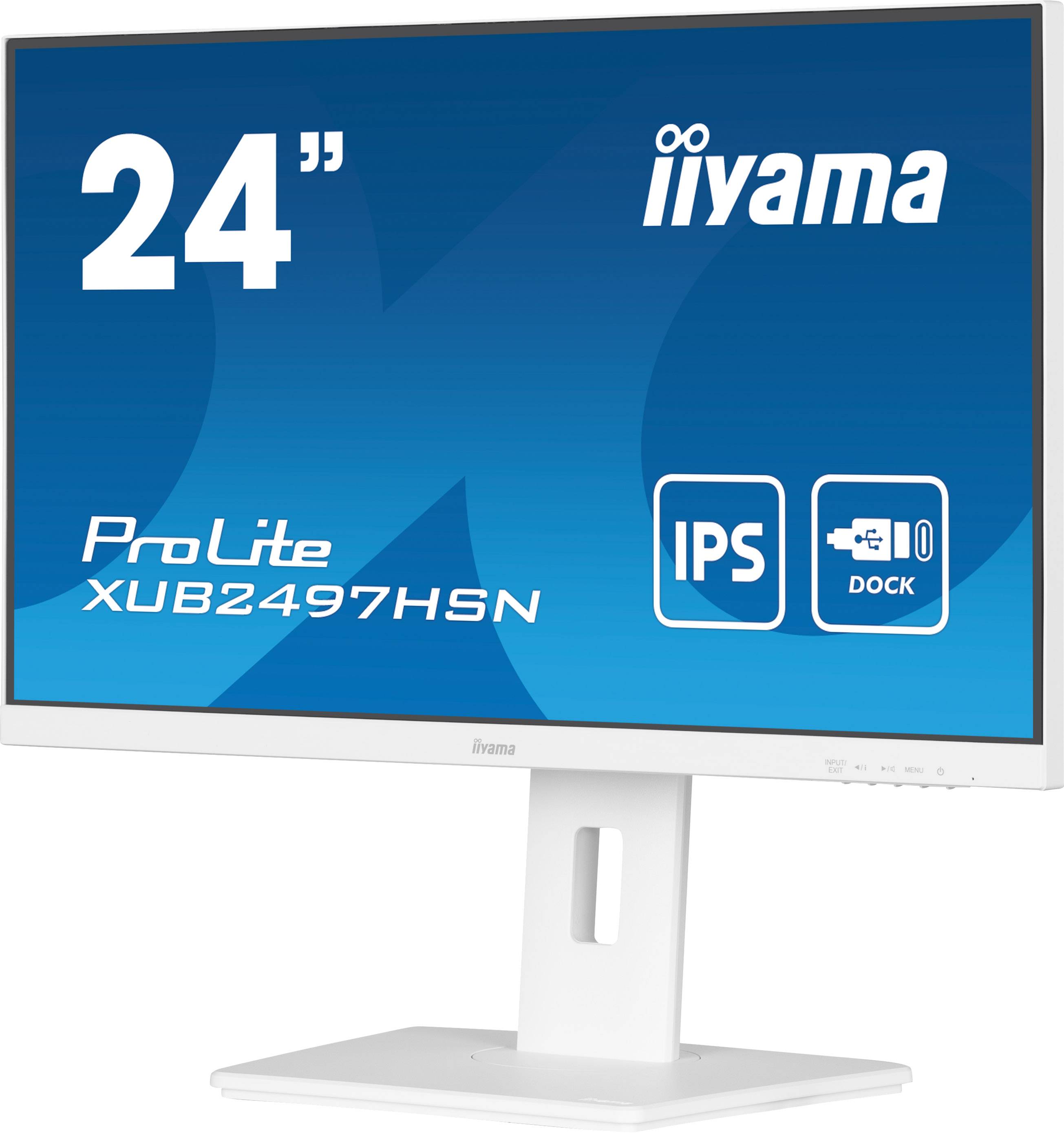iiyama ProLite XUB2497HSN-W2 computer monitor 60,5 cm (23.8") 1920 x 1080 Pixels Full HD LED Wit