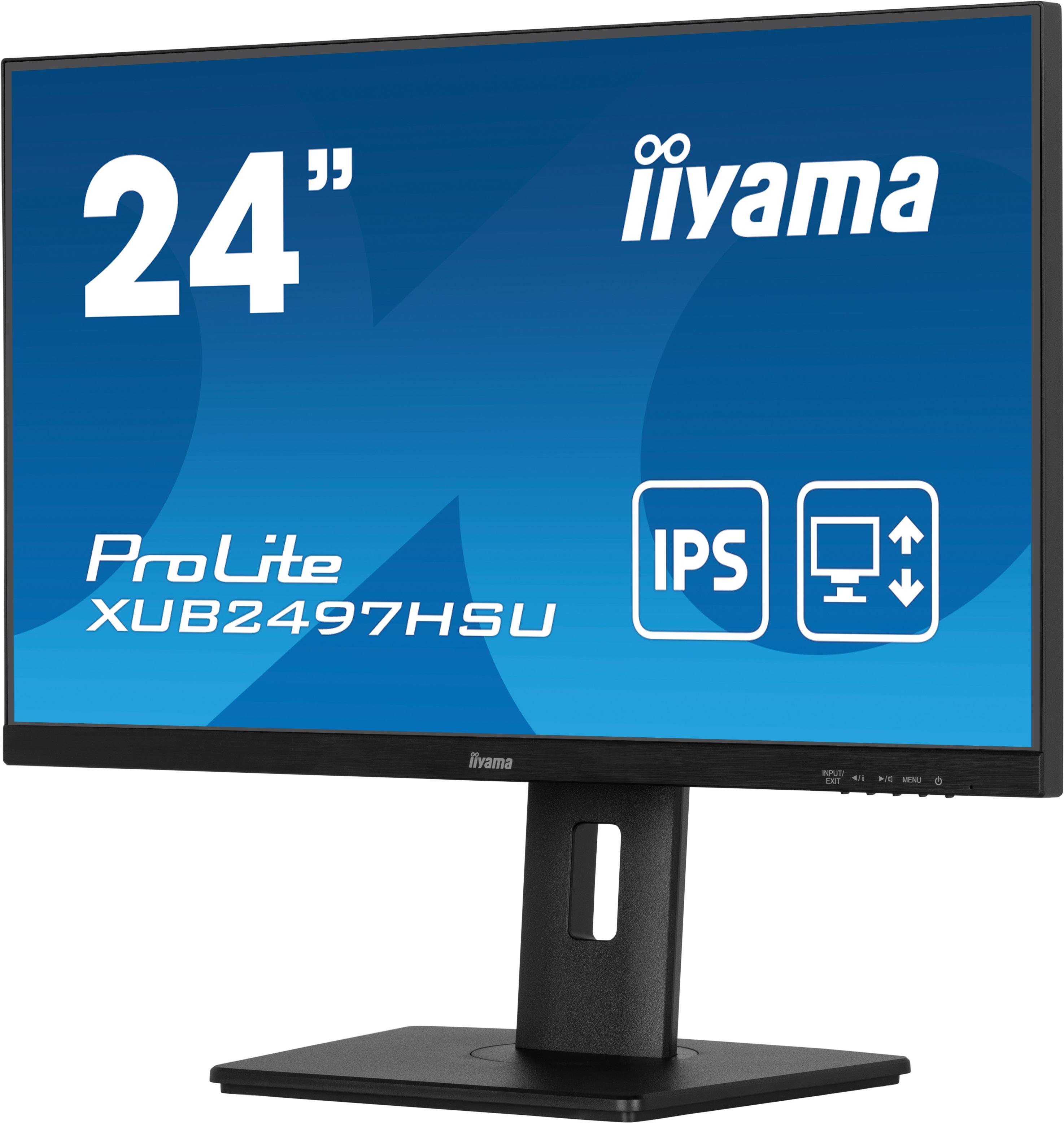 iiyama XUB2497HSU-B2 computer monitor 60,5 cm (23.8") 1920 x 1080 Pixels Full HD LED Zwart