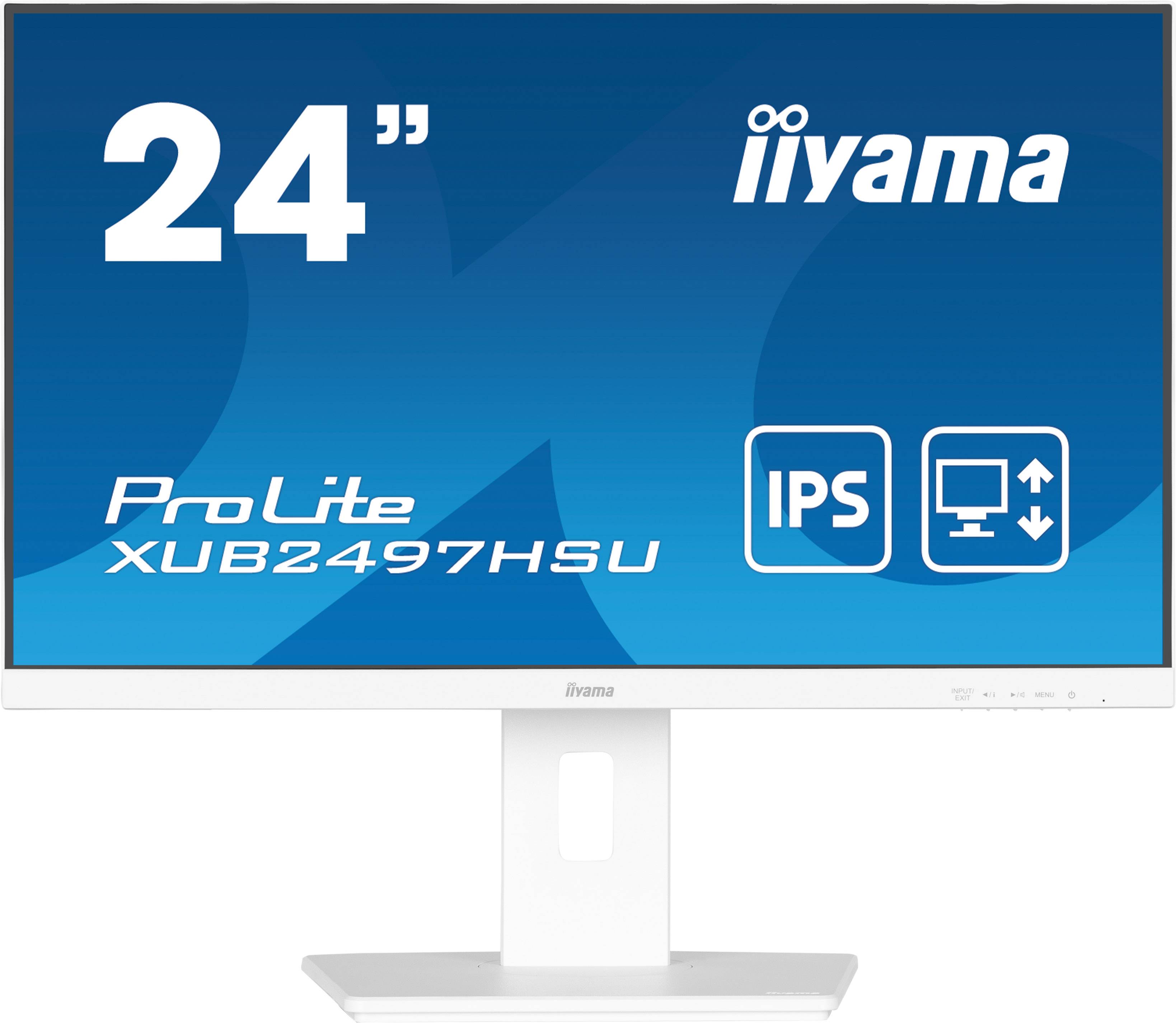 iiyama ProLite XUB2497HSU-W2 computer monitor 60,5 cm (23.8") 1920 x 1080 Pixels Full HD LED Wit