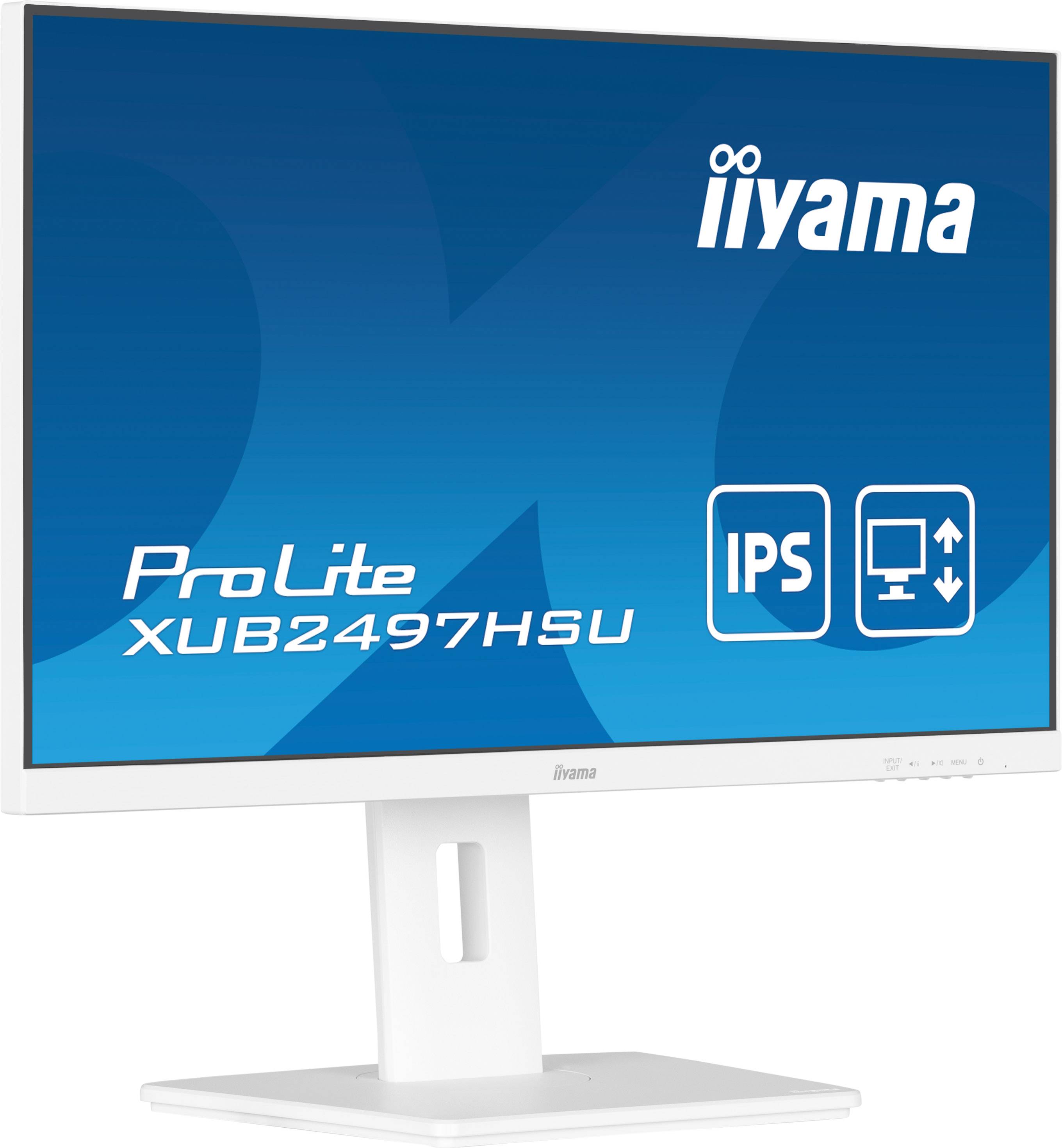 iiyama ProLite XUB2497HSU-W2 computer monitor 60,5 cm (23.8") 1920 x 1080 Pixels Full HD LED Wit