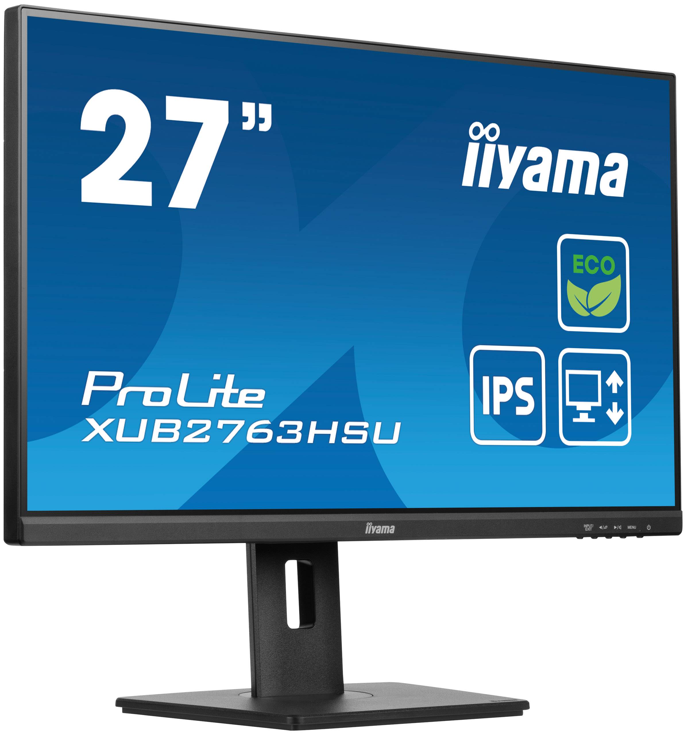 iiyama ProLite XUB2763HSU-B1 computer monitor 68,6 cm (27") 1920 x 1080 Pixels Full HD LED Zwart