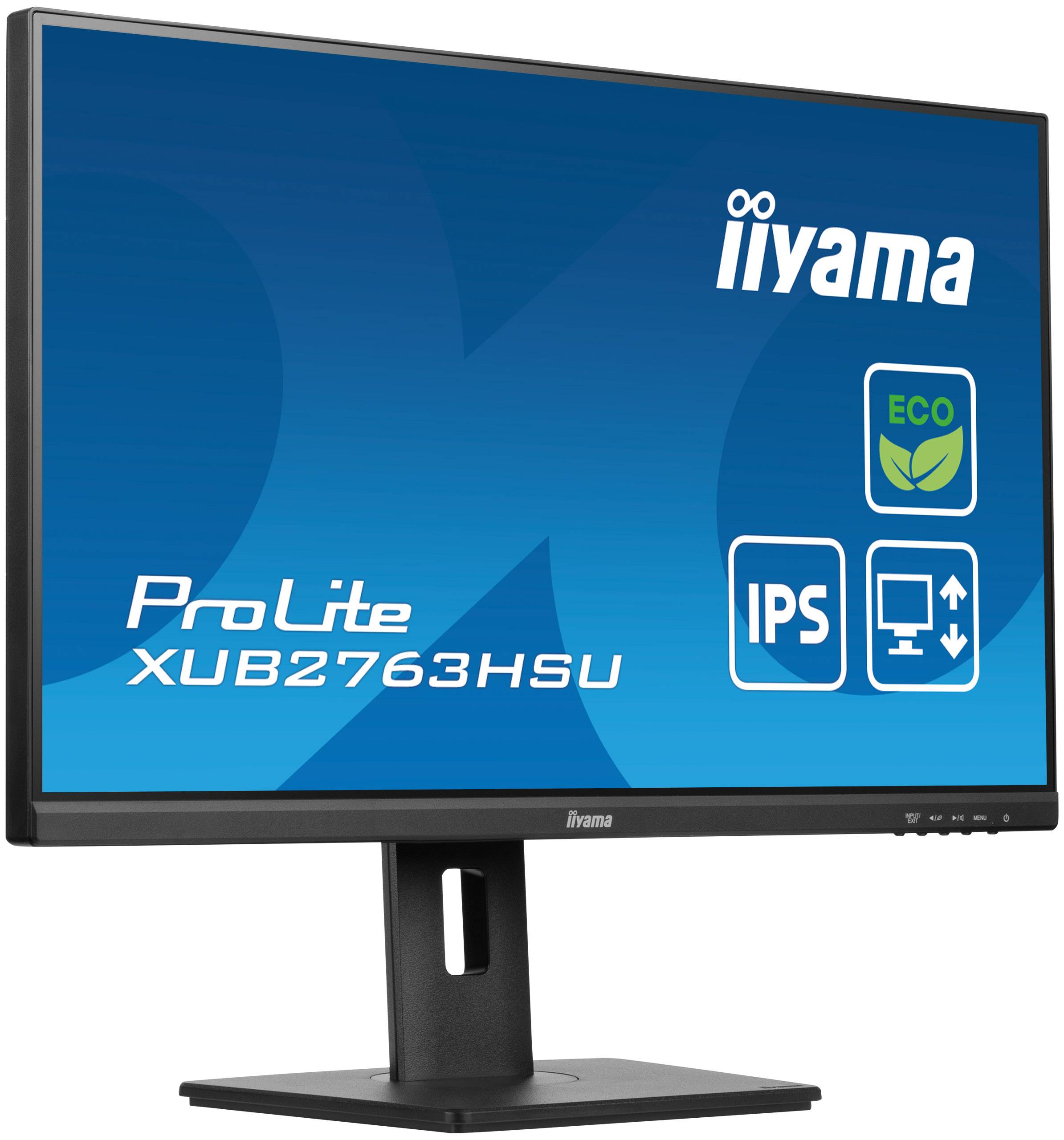 iiyama ProLite XUB2763HSU-B1 computer monitor 68,6 cm (27") 1920 x 1080 Pixels Full HD LED Zwart