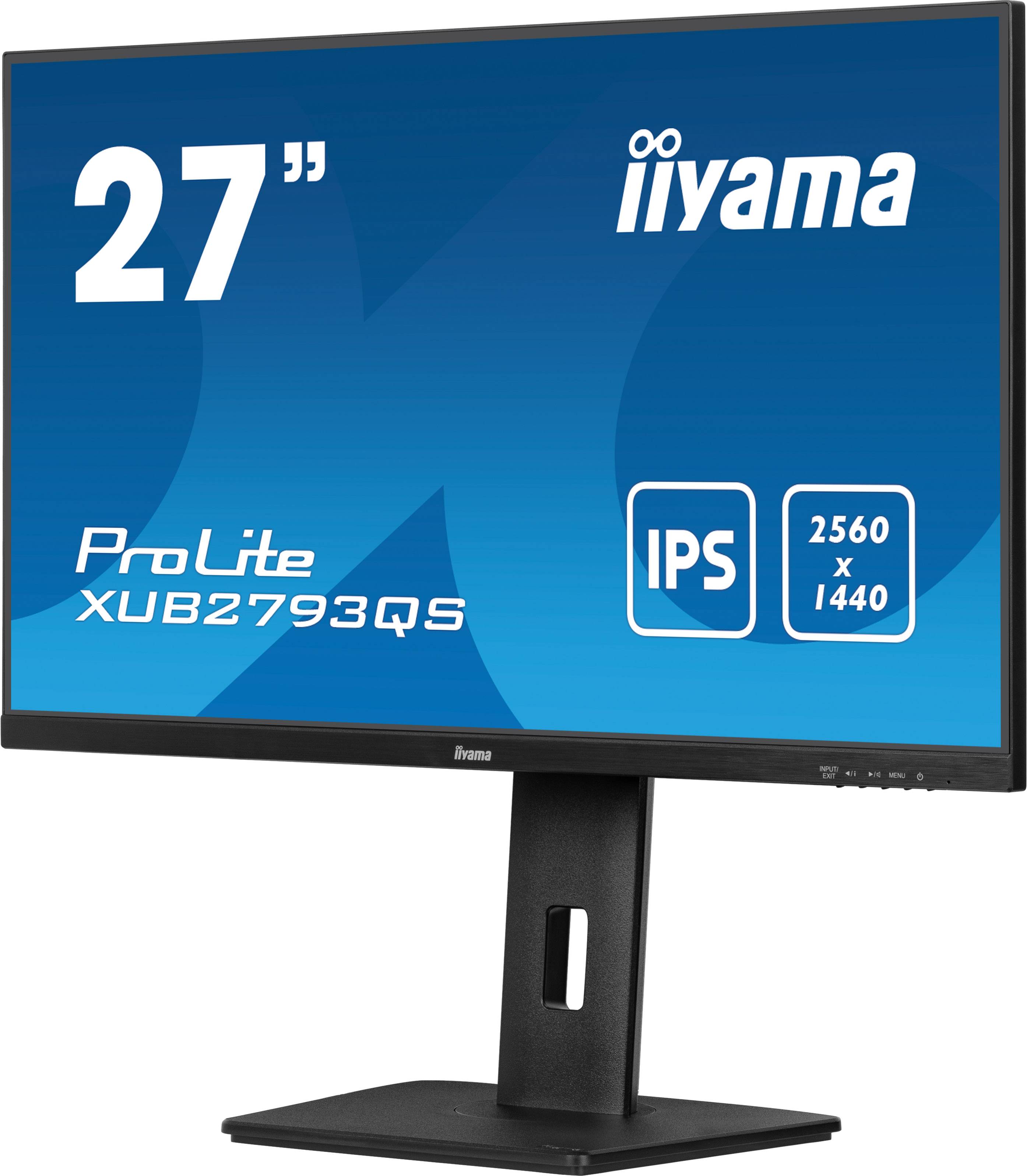 iiyama ProLite XUB2793QS-B7 computer monitor 68,6 cm (27") 2560 x 1440 Pixels Quad HD LED Zwart