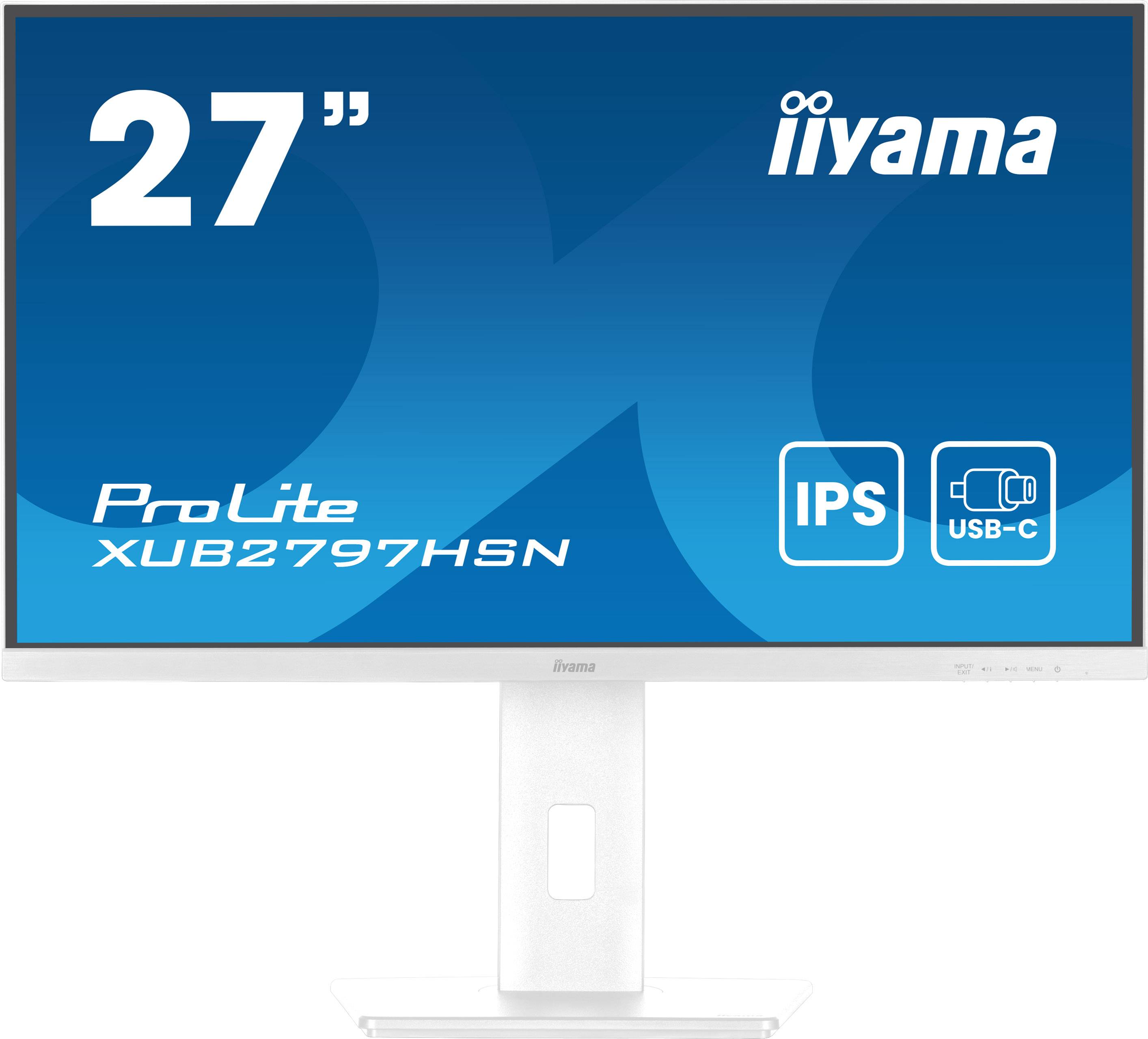 iiyama ProLite XUB2797HSN-W2 computer monitor 68,6 cm (27") 1920 x 1080 Pixels Full HD LED Wit