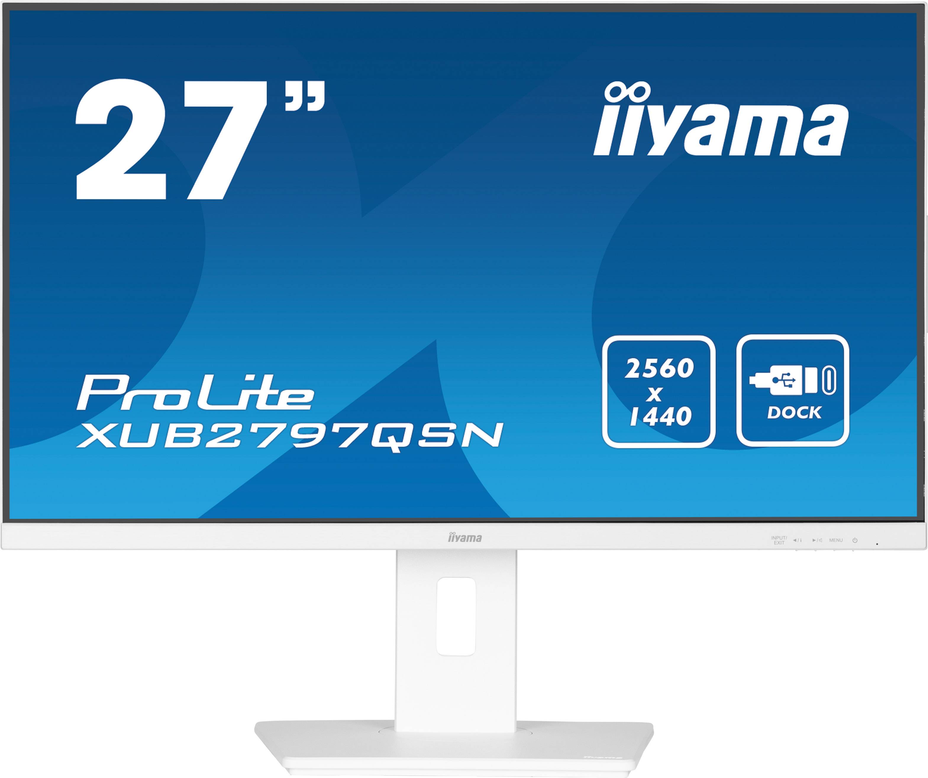 iiyama G-MASTER XUB2797QSN-W2 computer monitor 68,6 cm (27") 2560 x 1440 Pixels 4K Ultra HD LED Wit
