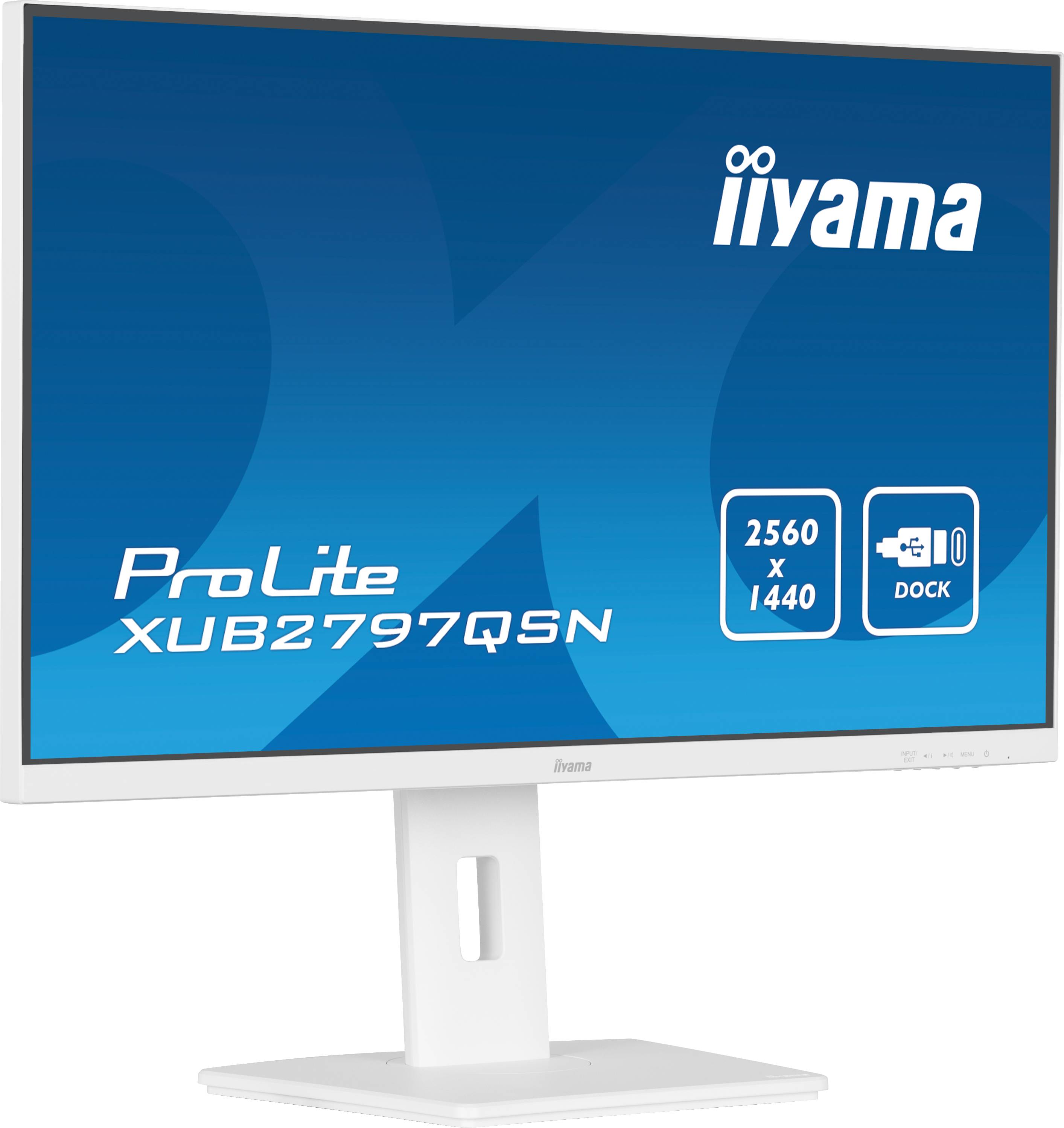 iiyama G-MASTER XUB2797QSN-W2 computer monitor 68,6 cm (27") 2560 x 1440 Pixels 4K Ultra HD LED Wit