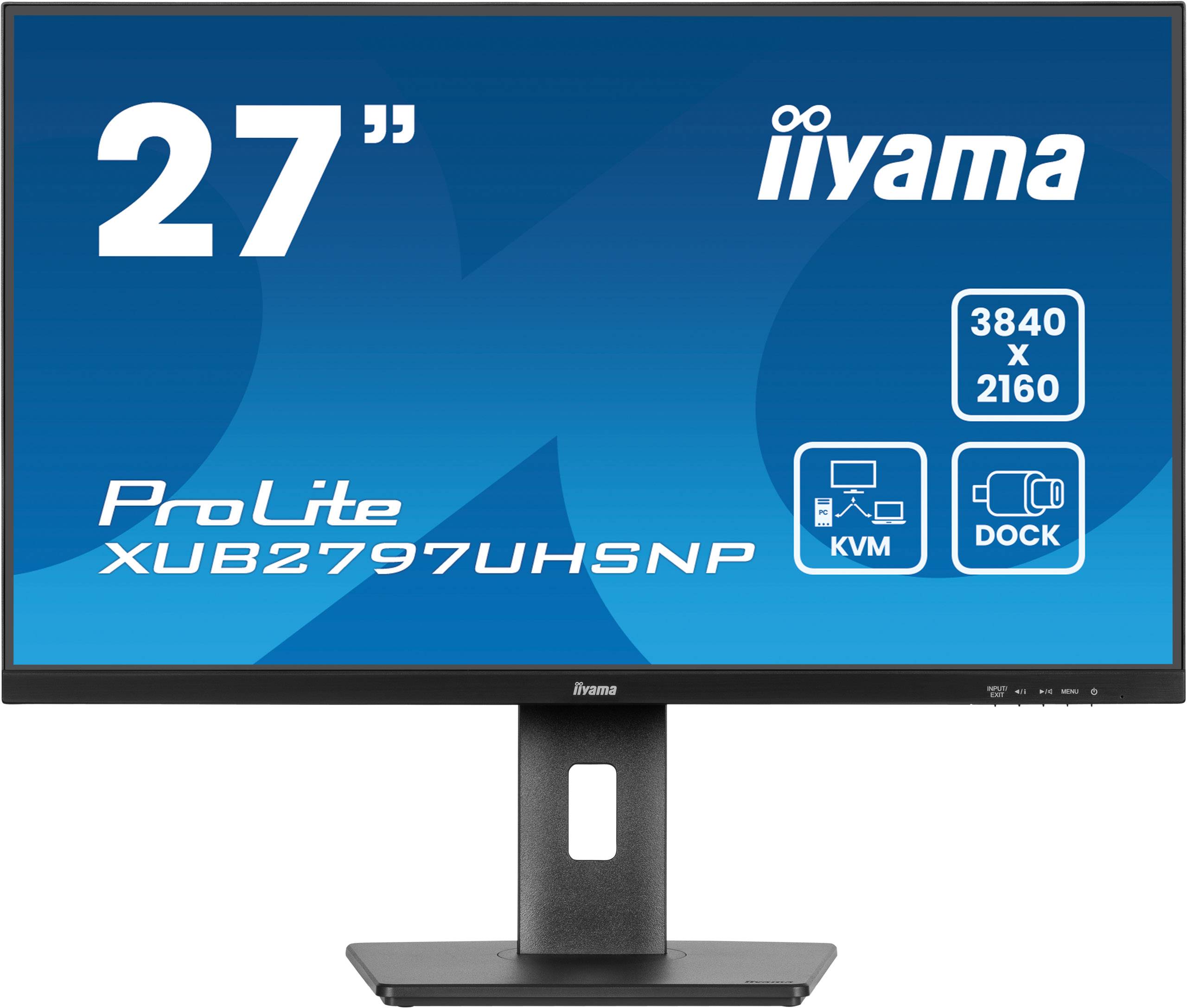 iiyama ProLite XUB2797UHSNP-B1 computer monitor 68,6 cm (27") 3840 x 2160 Pixels 4K Ultra HD LED Zwart